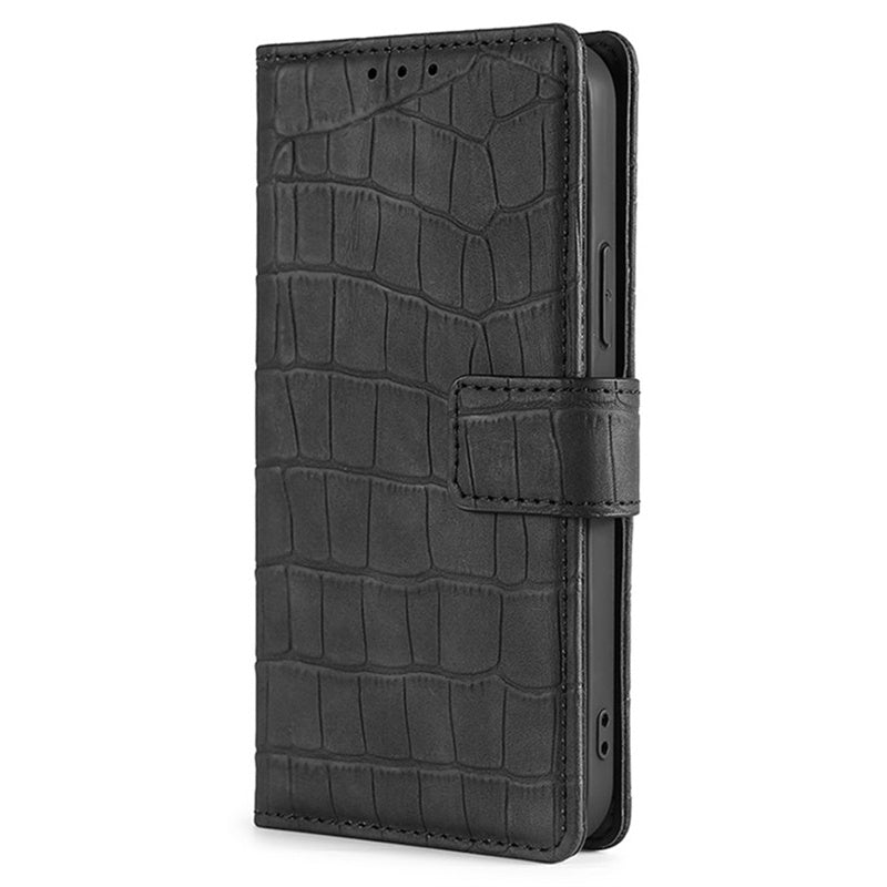 For Oppo Find X7 Ultra Leather Case Stand Walllet Crocodile Texture Flip Phone Cover