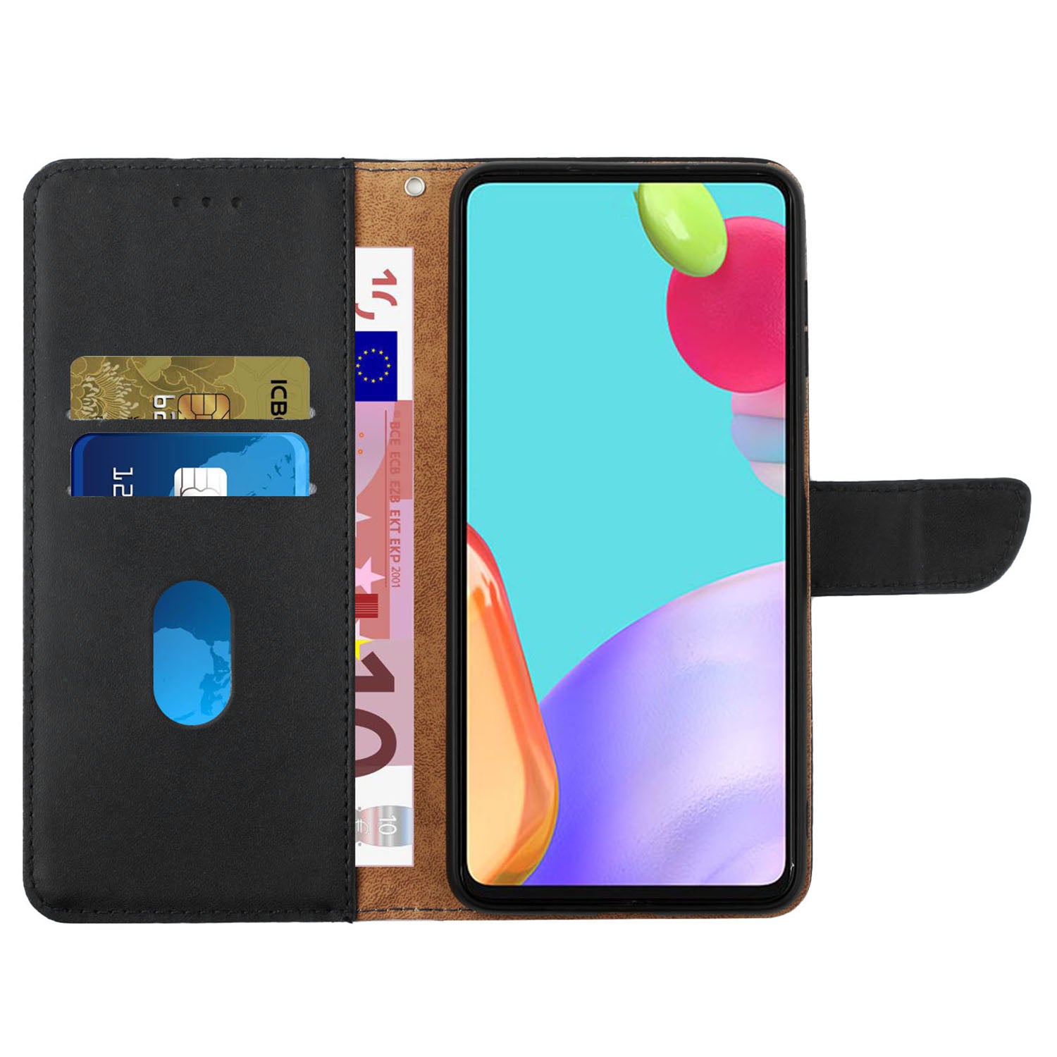 HT02 For Sony Xperia 1 VI Phone Case Nappa Texture Genuine Cow Leather Flip Cover