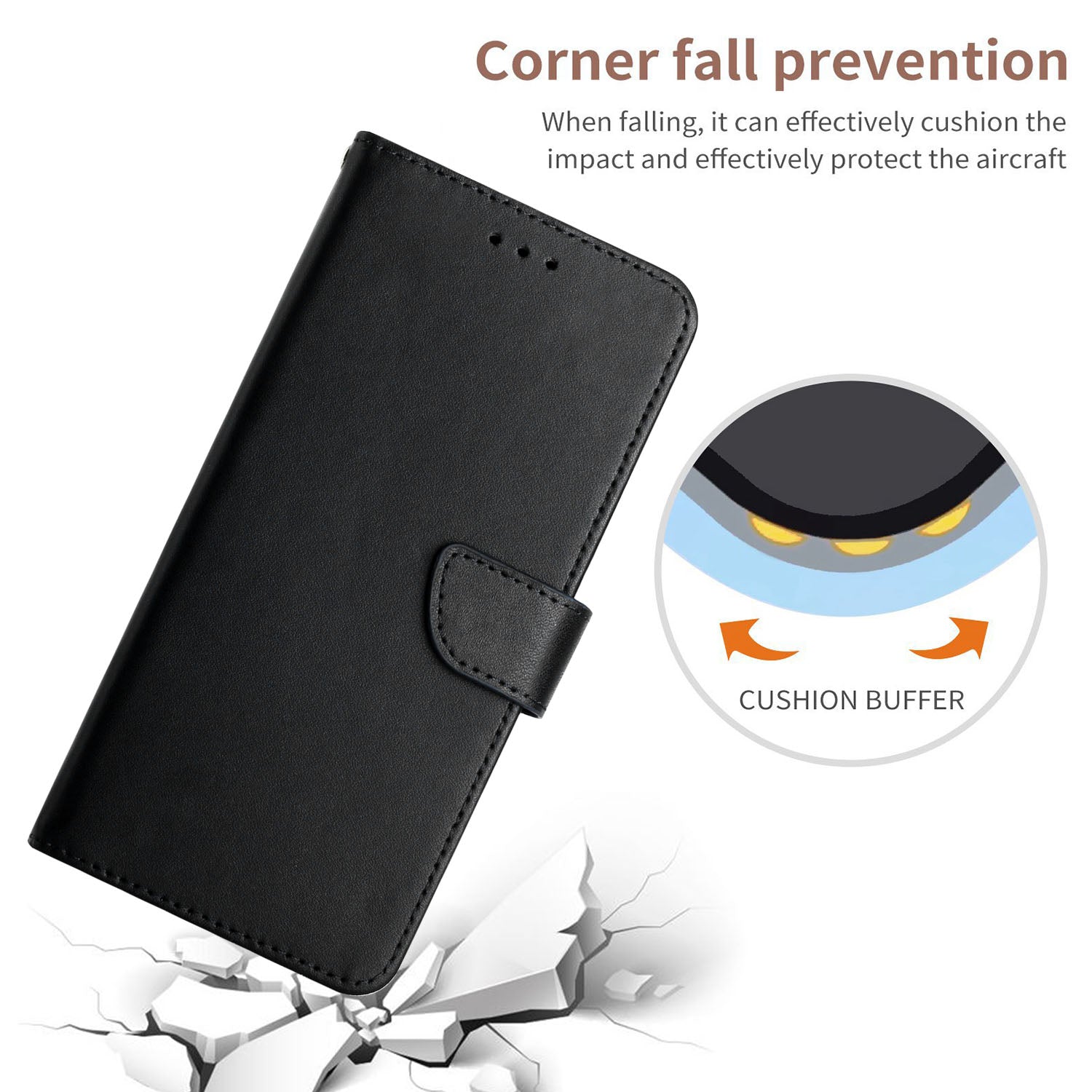 HT02 For Sony Xperia 1 VI Phone Case Nappa Texture Genuine Cow Leather Flip Cover