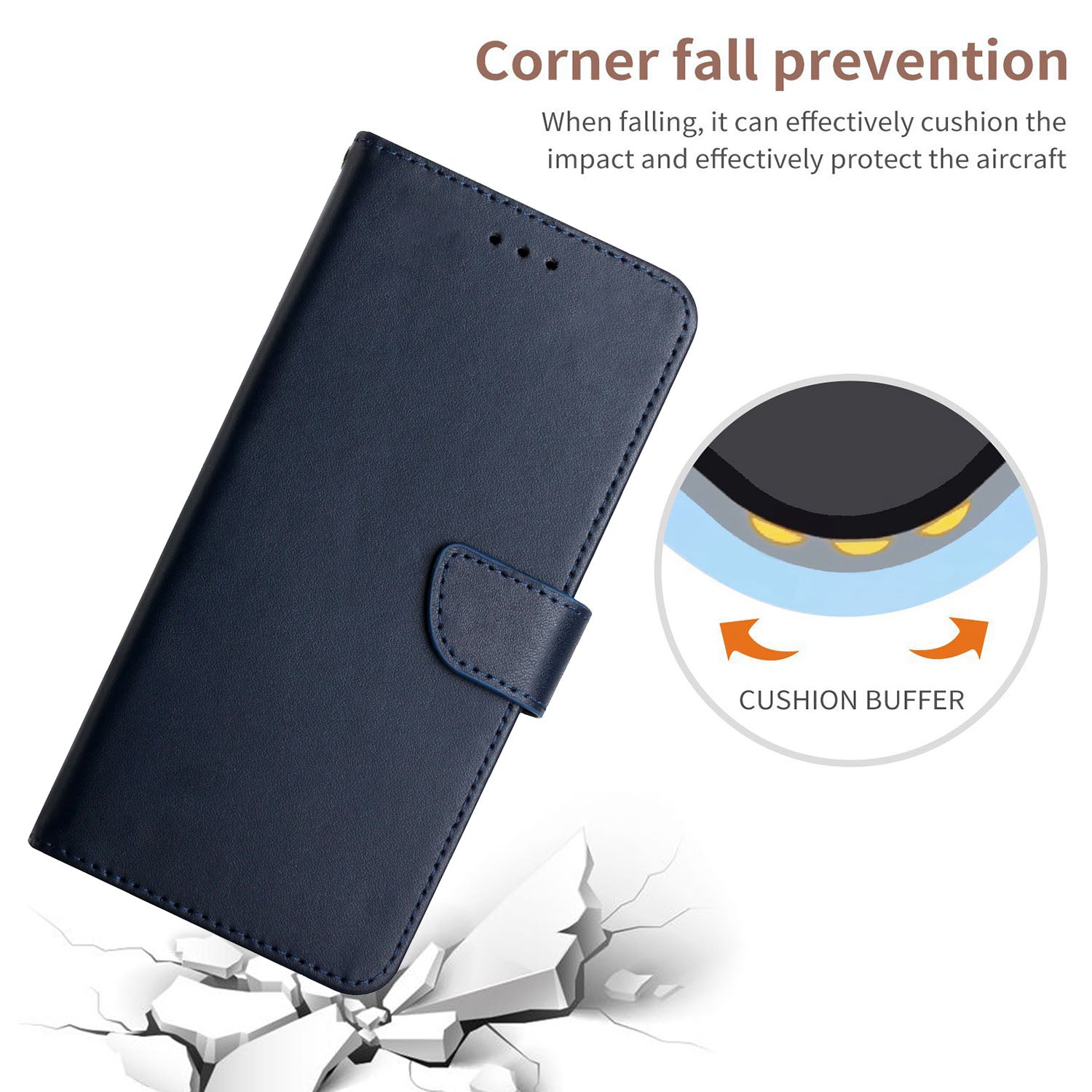 HT02 For vivo Y03 Magnetic Phone Case Nappa Texture Genuine Cow Leather Flip Stand Cover