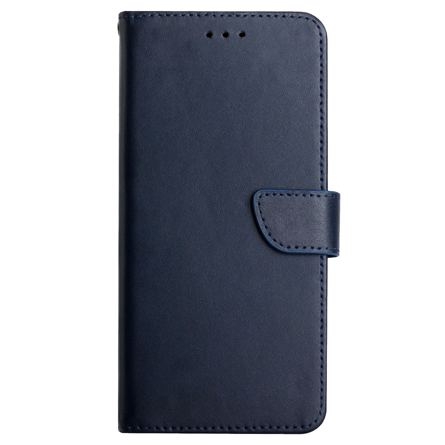 HT02 For vivo Y03 Magnetic Phone Case Nappa Texture Genuine Cow Leather Flip Stand Cover