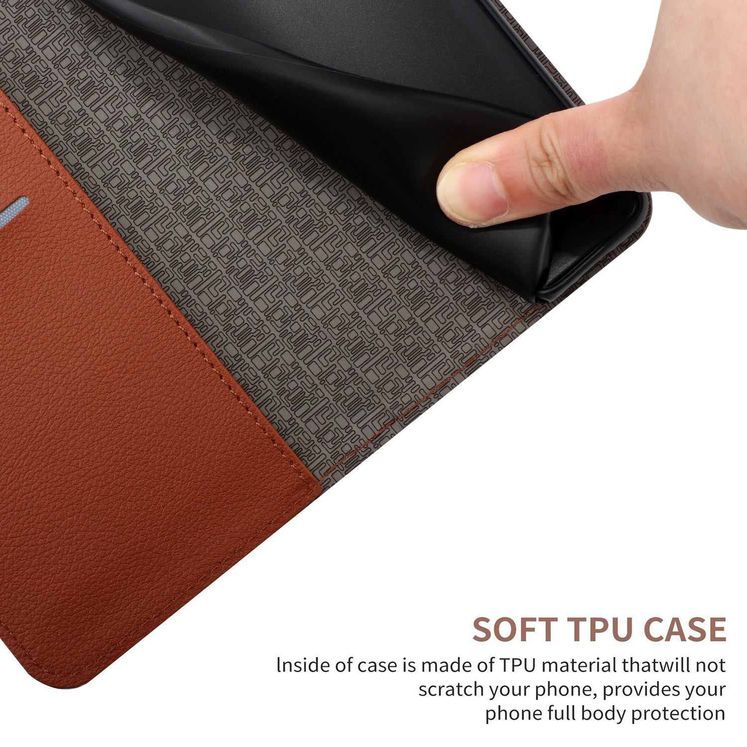 HT06 For vivo Y03 Wallet Phone Case Rhombus Pattern Imprinted Leather Cover