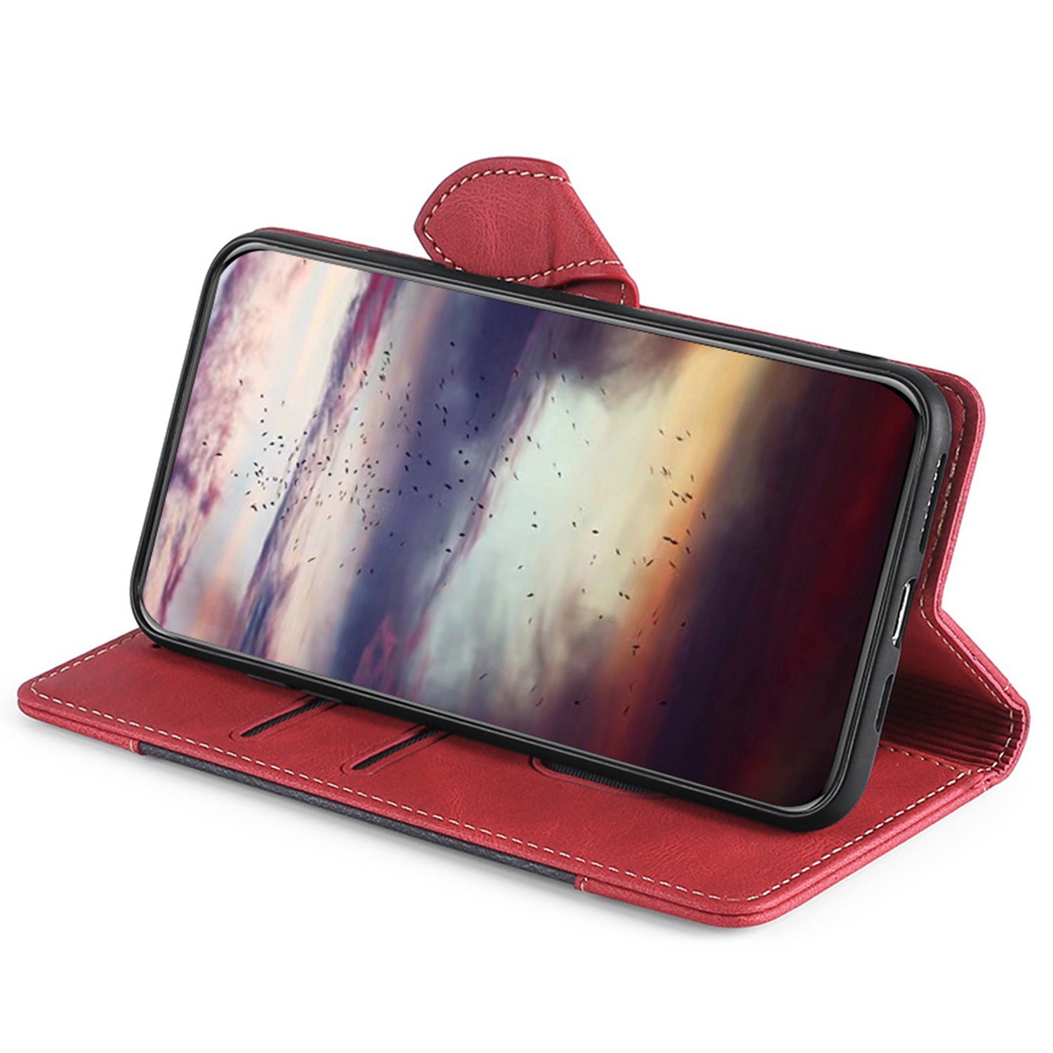 For Samsung Galaxy S23 FE Leather Cover Stand Wallet Shockproof Phone Case