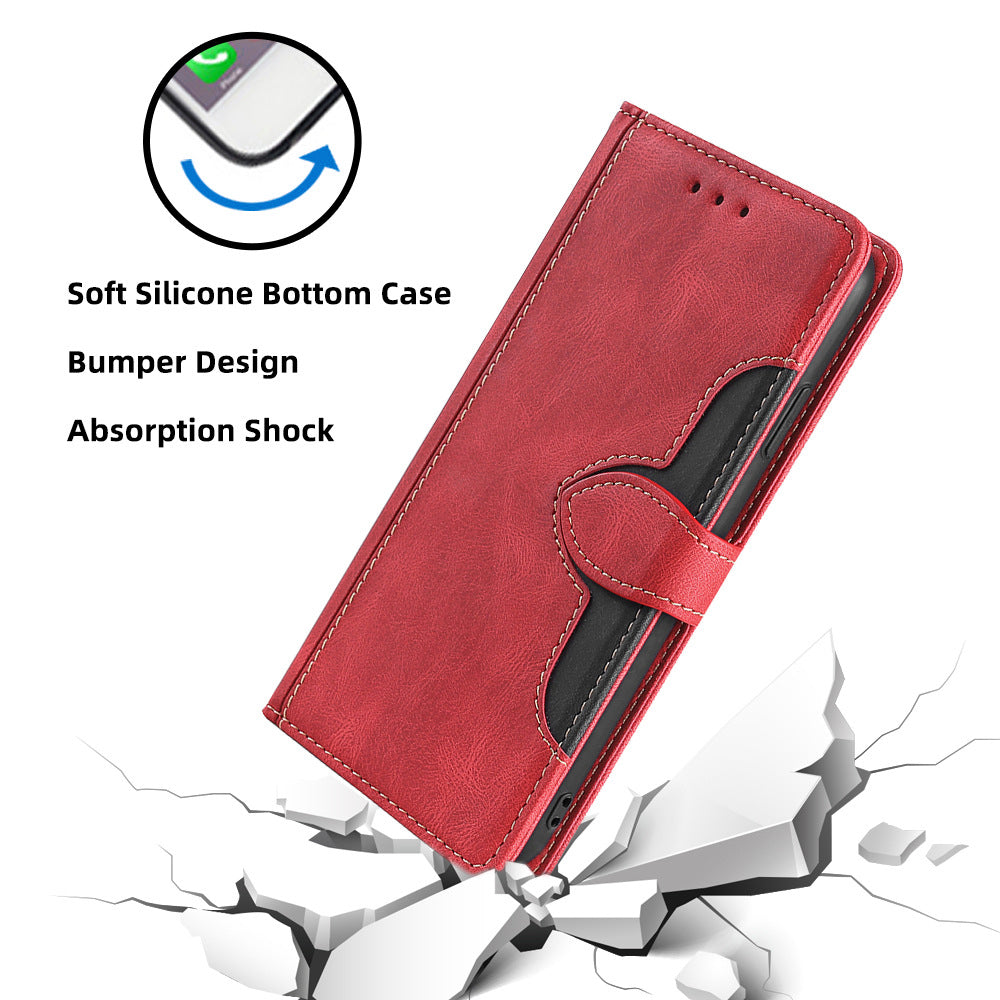 For Samsung Galaxy S23 FE Leather Cover Stand Wallet Shockproof Phone Case