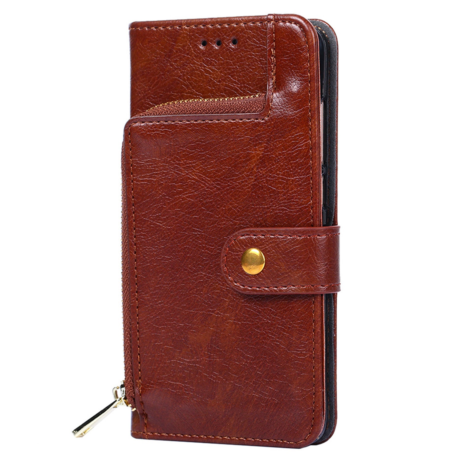 Phone Case for Samsung Galaxy S24+ Shell Zipper Pocket Wallet Leather Cover