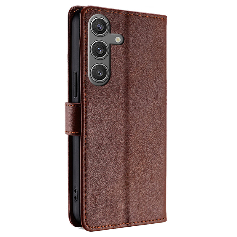 Phone Case for Samsung Galaxy S24+ Shell Zipper Pocket Wallet Leather Cover