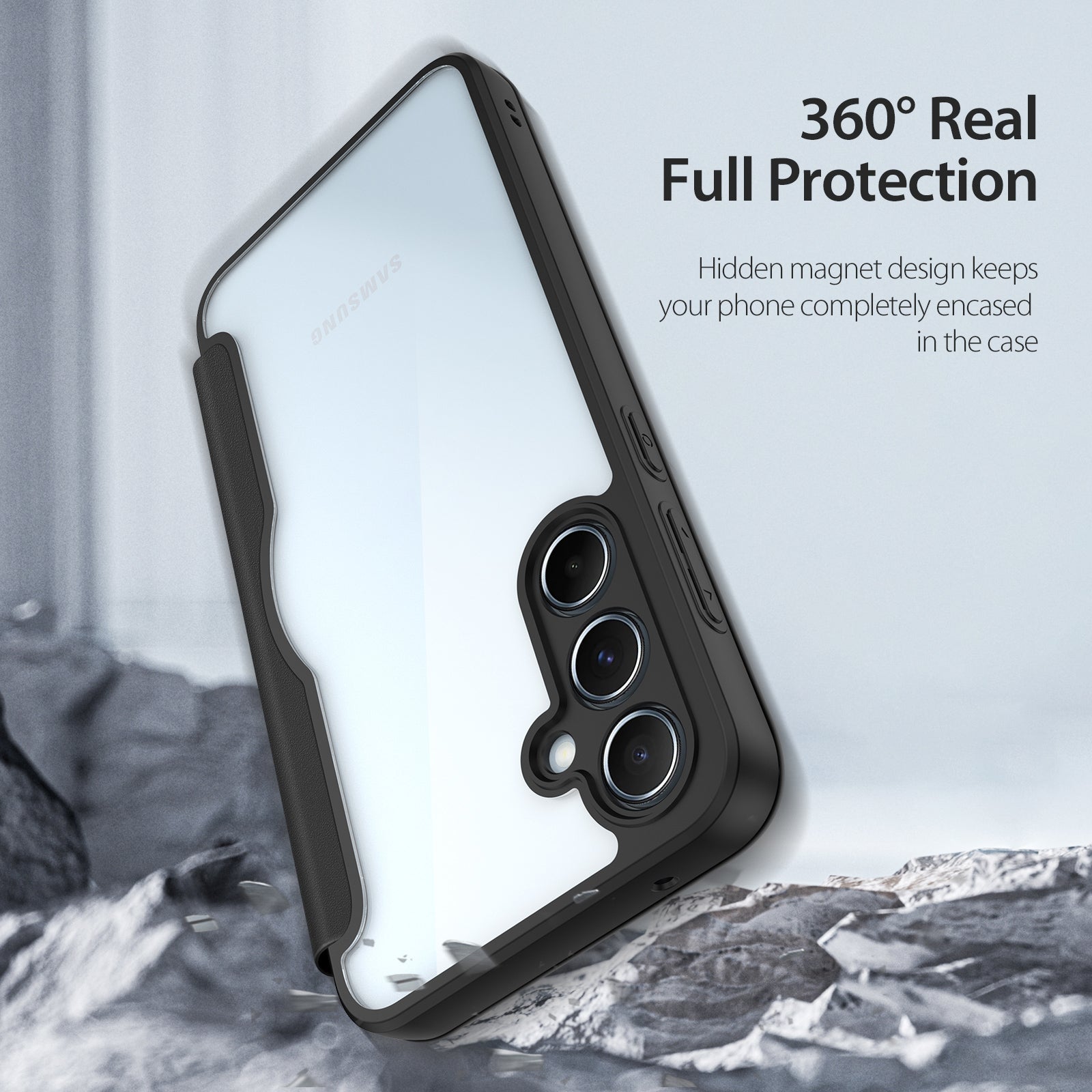 DUX DUCIS Skin X Pro for Samsung Galaxy A35 5G Leather Case Card Slots Flip Phone Cover