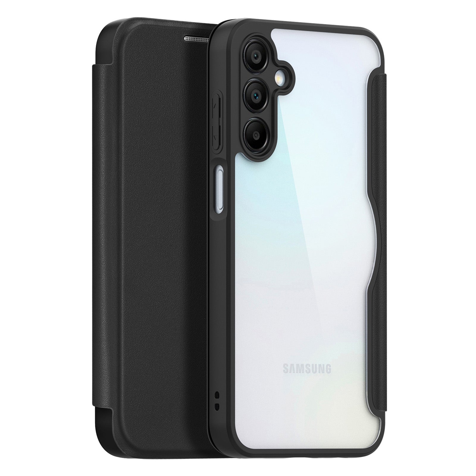 DUX DUCIS Skin X Pro for Samsung Galaxy A15 4G / A15 5G Leather Case Card Slots Flip Phone Cover