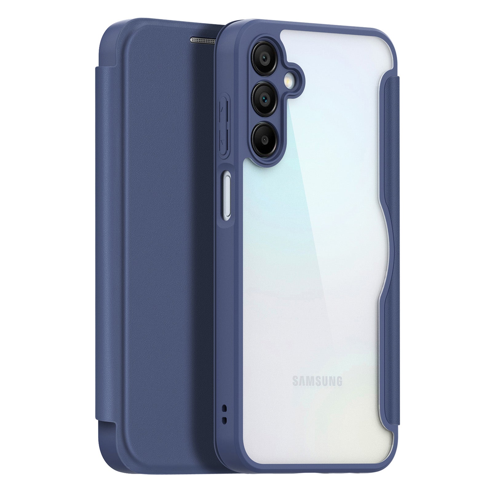 DUX DUCIS Skin X Pro for Samsung Galaxy A15 4G / A15 5G Leather Case Card Slots Flip Phone Cover