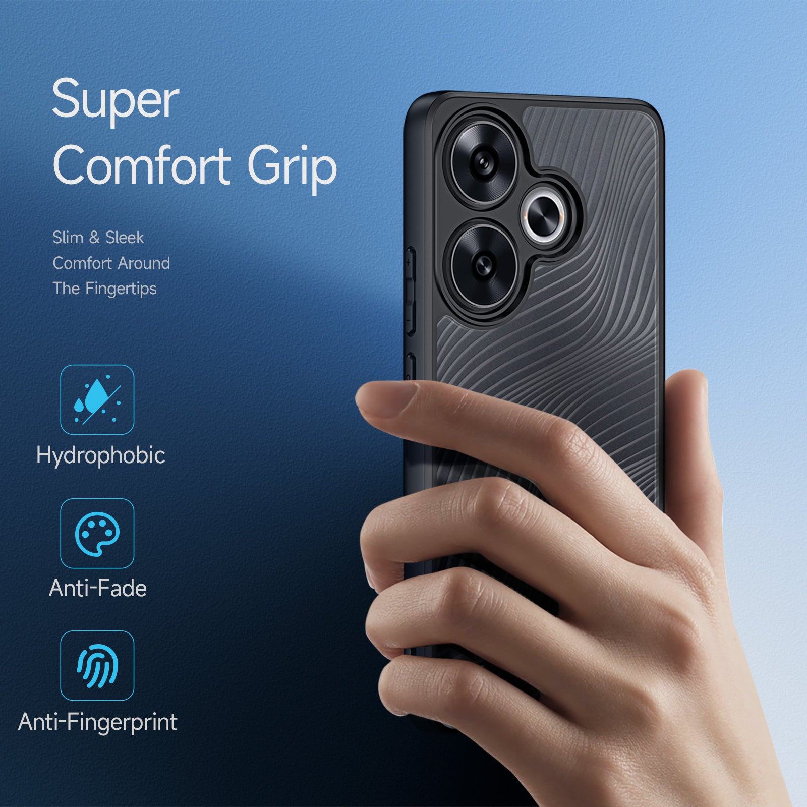 DUX DUCIS Aimo Series For Xiaomi Redmi Turbo 3 5G Case Drop-proof TPU+PC Phone Protector (REACH Certification)