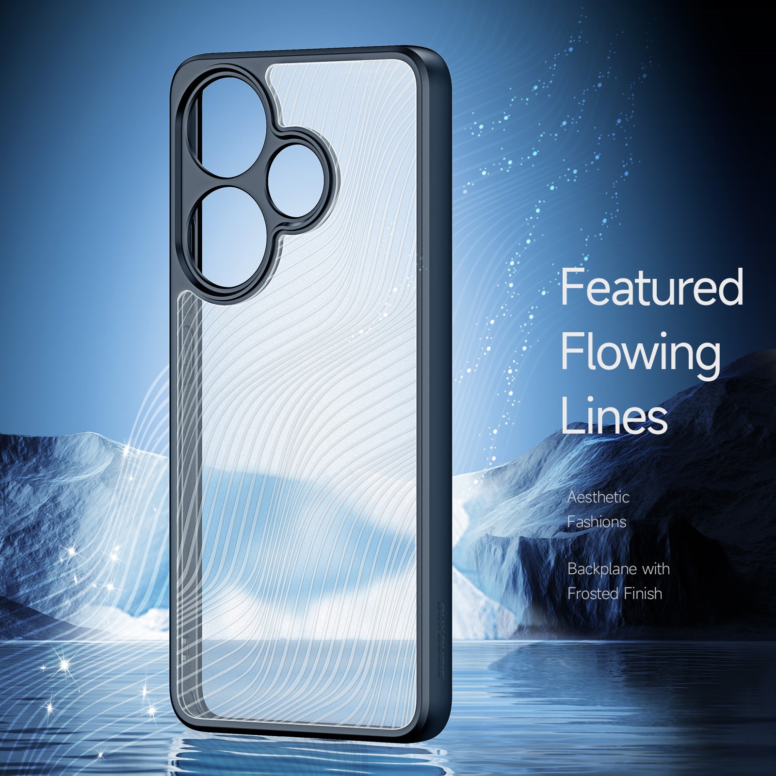 DUX DUCIS Aimo Series For Xiaomi Redmi Turbo 3 5G Case Drop-proof TPU+PC Phone Protector (REACH Certification)