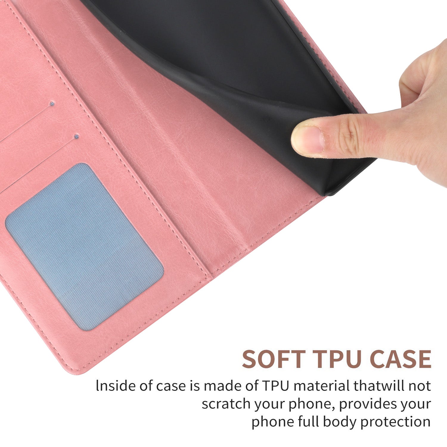 HT01 For Samsung Galaxy M55 5G Phone Cover Stand Wallet Leather Phone Stand Case Imprinted Design Shell