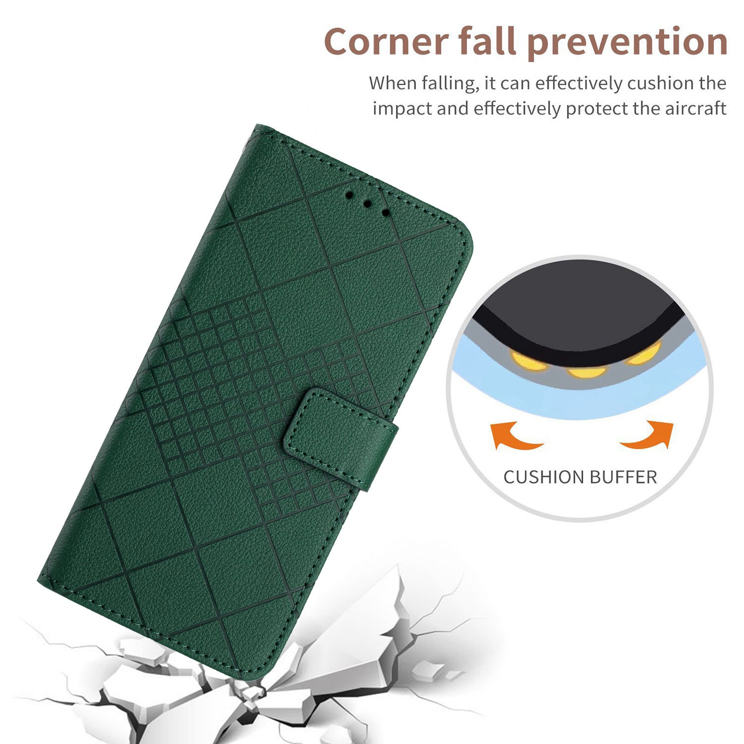 HT06 For Honor 90 Smart / X7b 4G Drop-proof Phone Case Shockproof PU Leather Wallet Cover
