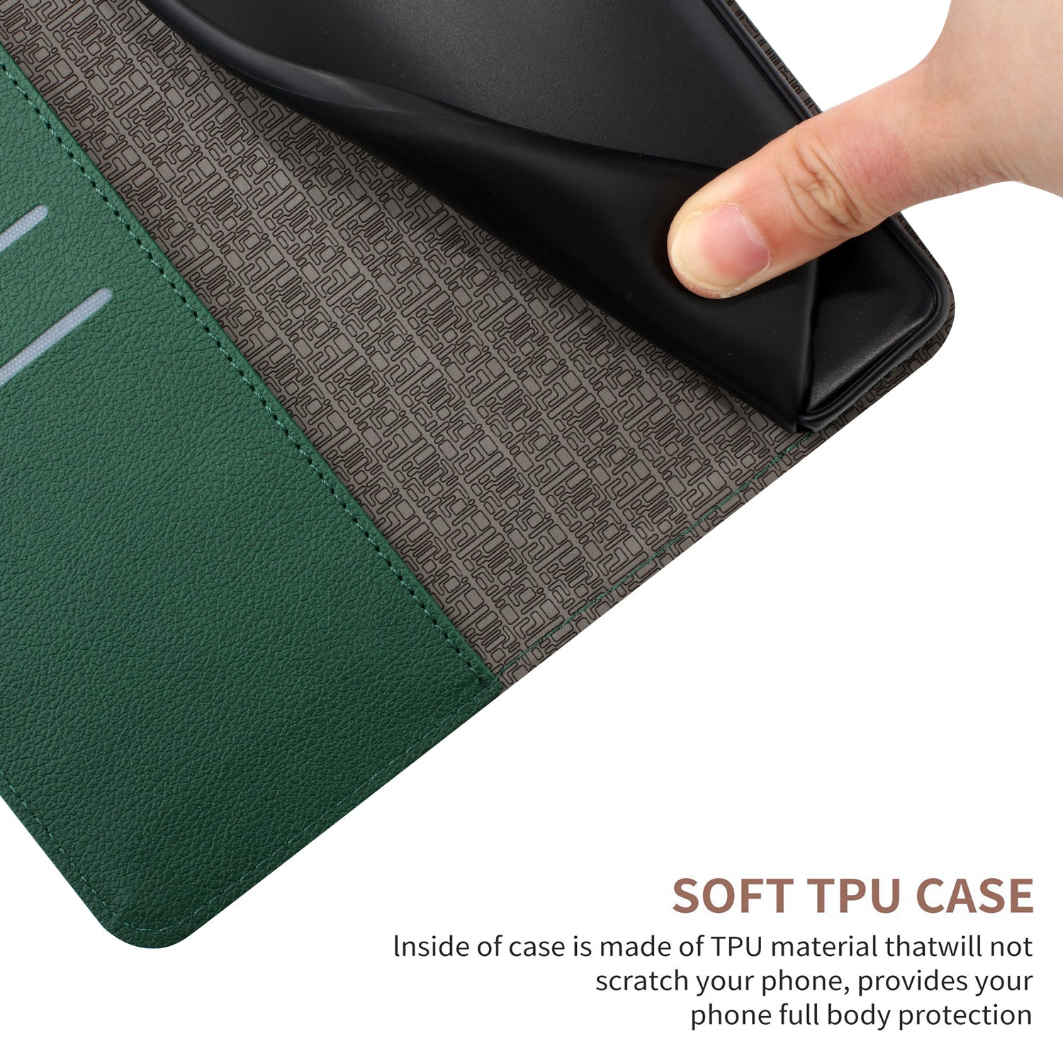 HT06 For Honor 90 Smart / X7b 4G Drop-proof Phone Case Shockproof PU Leather Wallet Cover