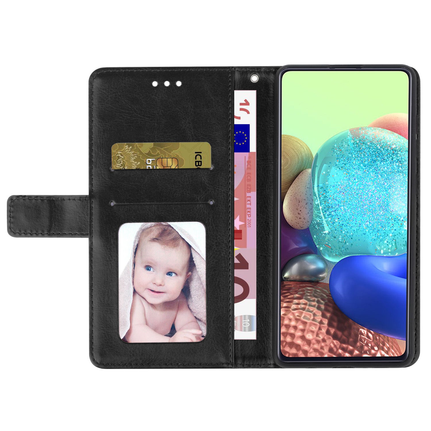 HT01 For Honor 90 Smart Flip Case Imprinted Y-shaped Lines Wallet Leather Phone Cover