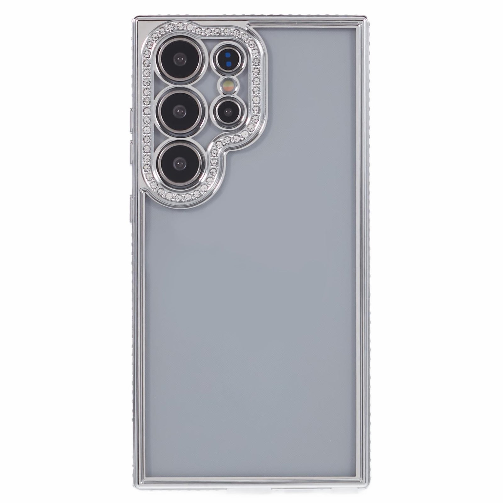 For Samsung Galaxy S24 Ultra TPU Case Rhinestones Decor Phone Protective Cover