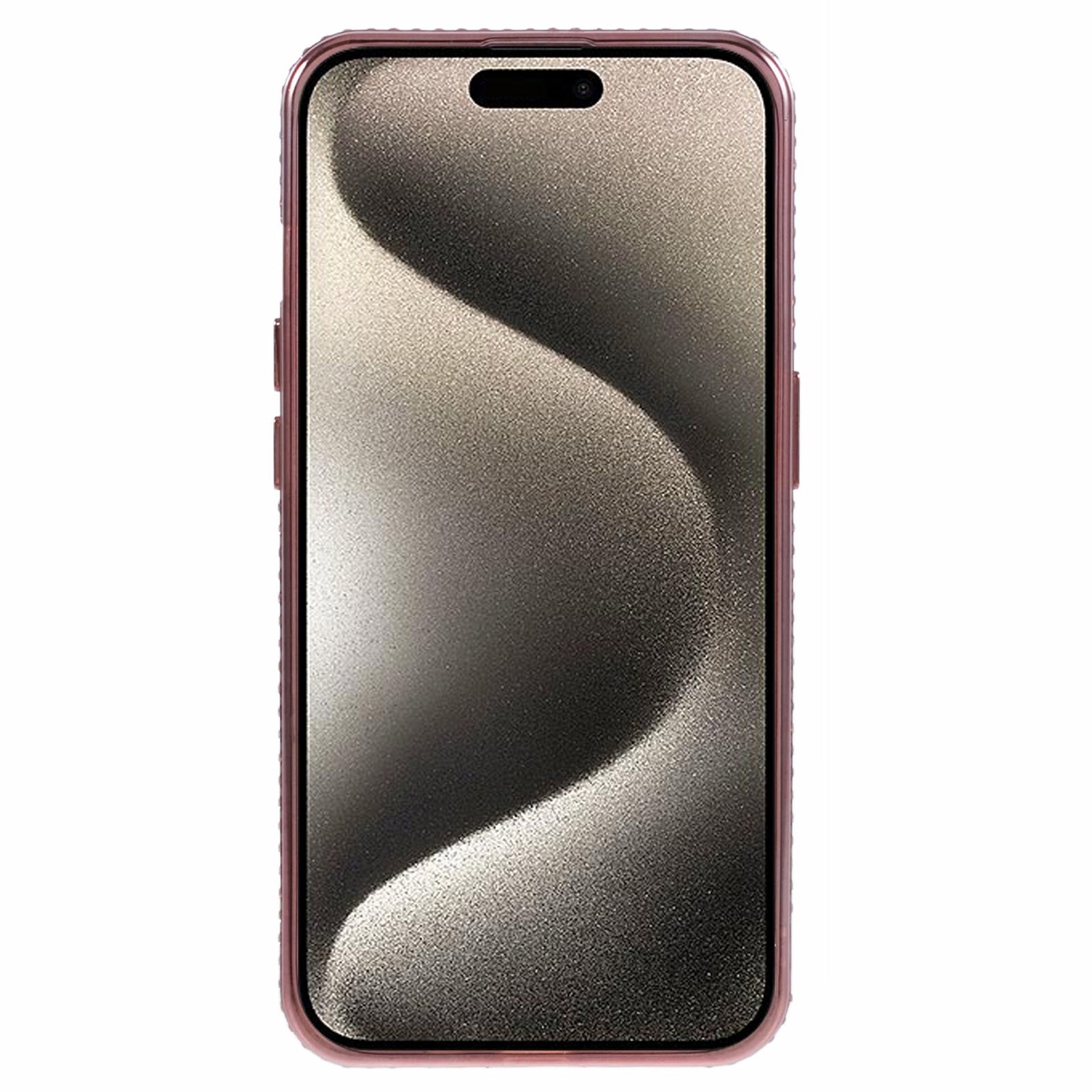 For iPhone 15 Pro Max TPU Case Rhinestones Decor Protective Phone Cover