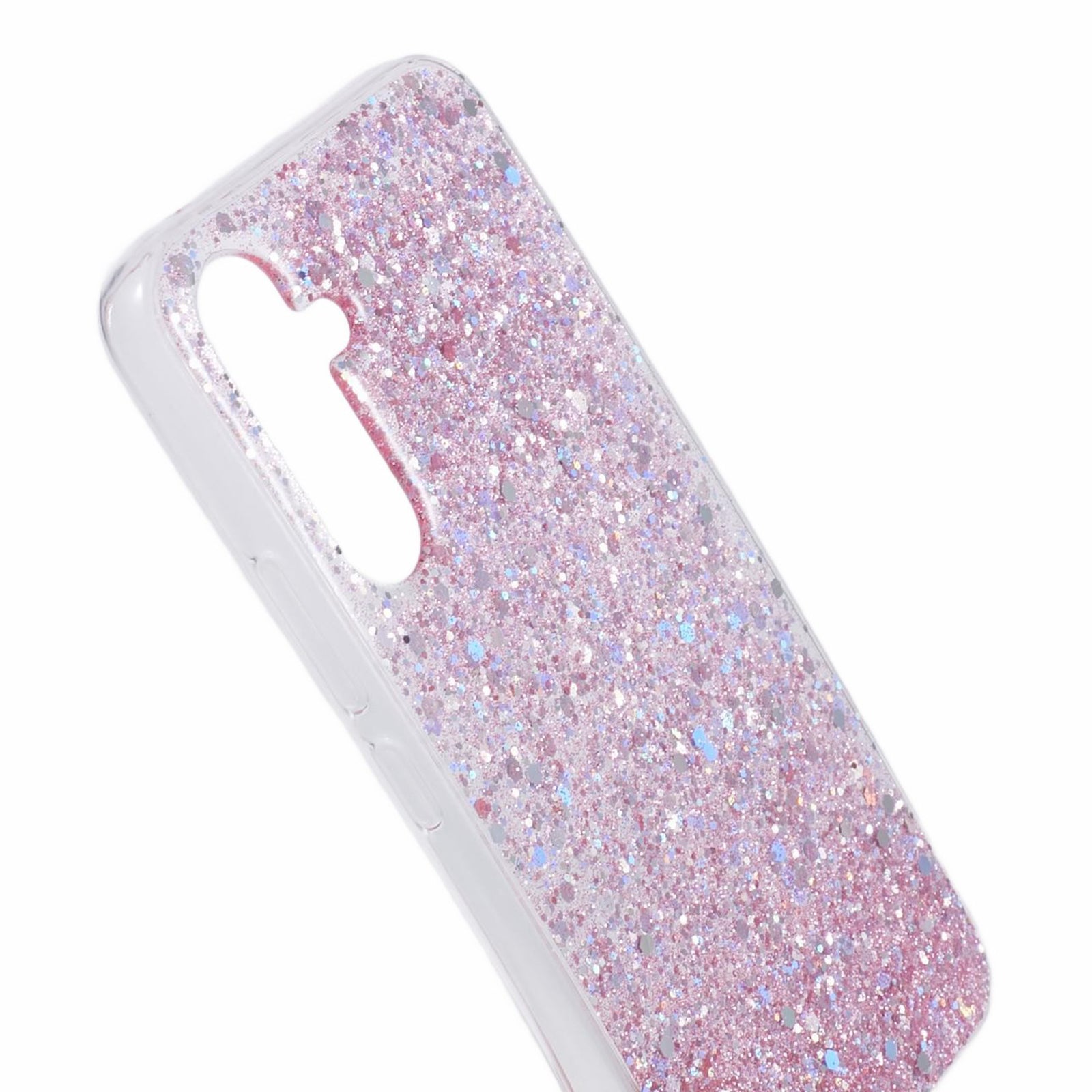 For Samsung Galaxy A25 5G (Global) (161.0 x 76.5 x 8.3mm) Case Soft TPU Glittery Mobile Phone Cover