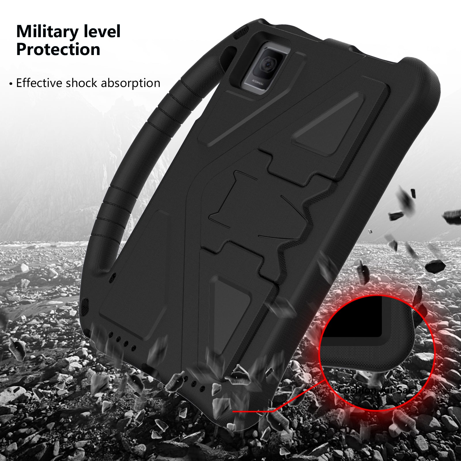 For TCL Tab 10 Gen 2 / T-Mobile REVVL Tab / Blackview Oscal Pad 15 / Tab 11 WiFi / Tab 11 SE / Tab 11 Case Handle EVA Cover
