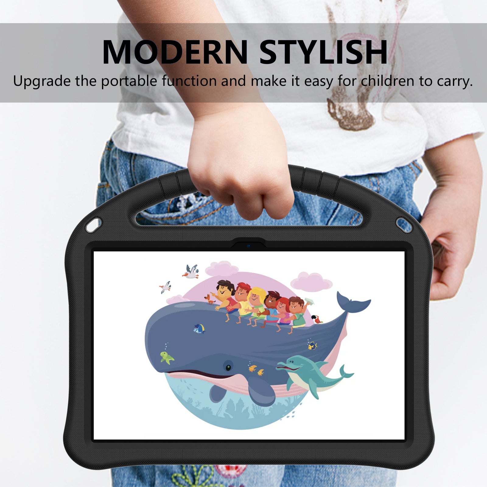 For TCL Tab 10 Gen 2 / T-Mobile REVVL Tab / Blackview Oscal Pad 15 / Tab 11 WiFi / Tab 11 SE / Tab 11 Case Handle EVA Cover