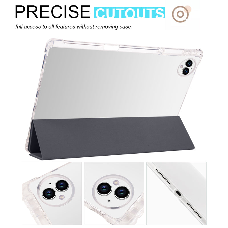 For Huawei MatePad Pro 13.2 Tablet Leather Case Tri-fold Stand Pen Slot Cover