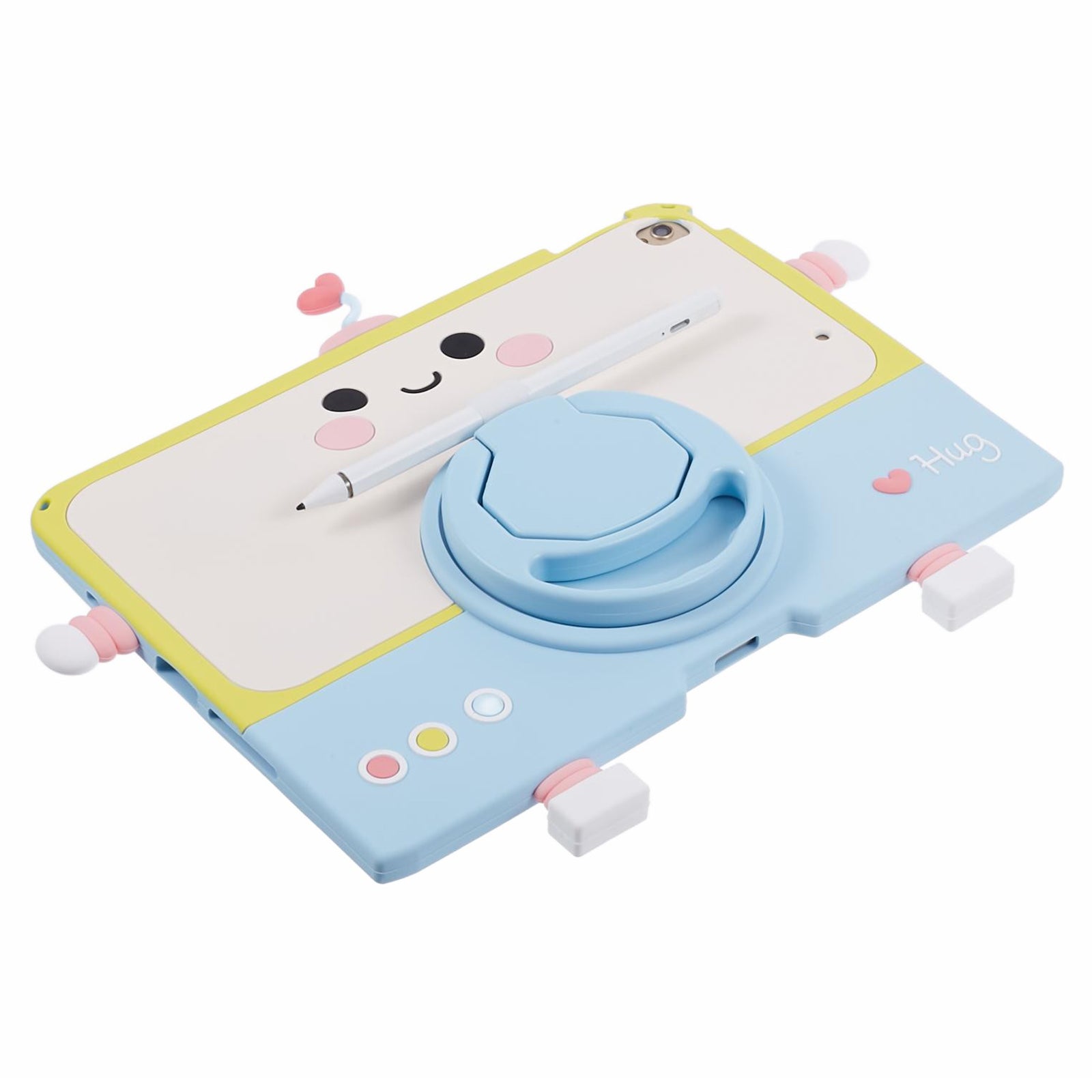 For iPad 10.2 (2021) / (2020) / (2019) / iPad Air 10.5 inch (2019) / Pro 10.5-inch (2017) Silicone Case with Lanyard