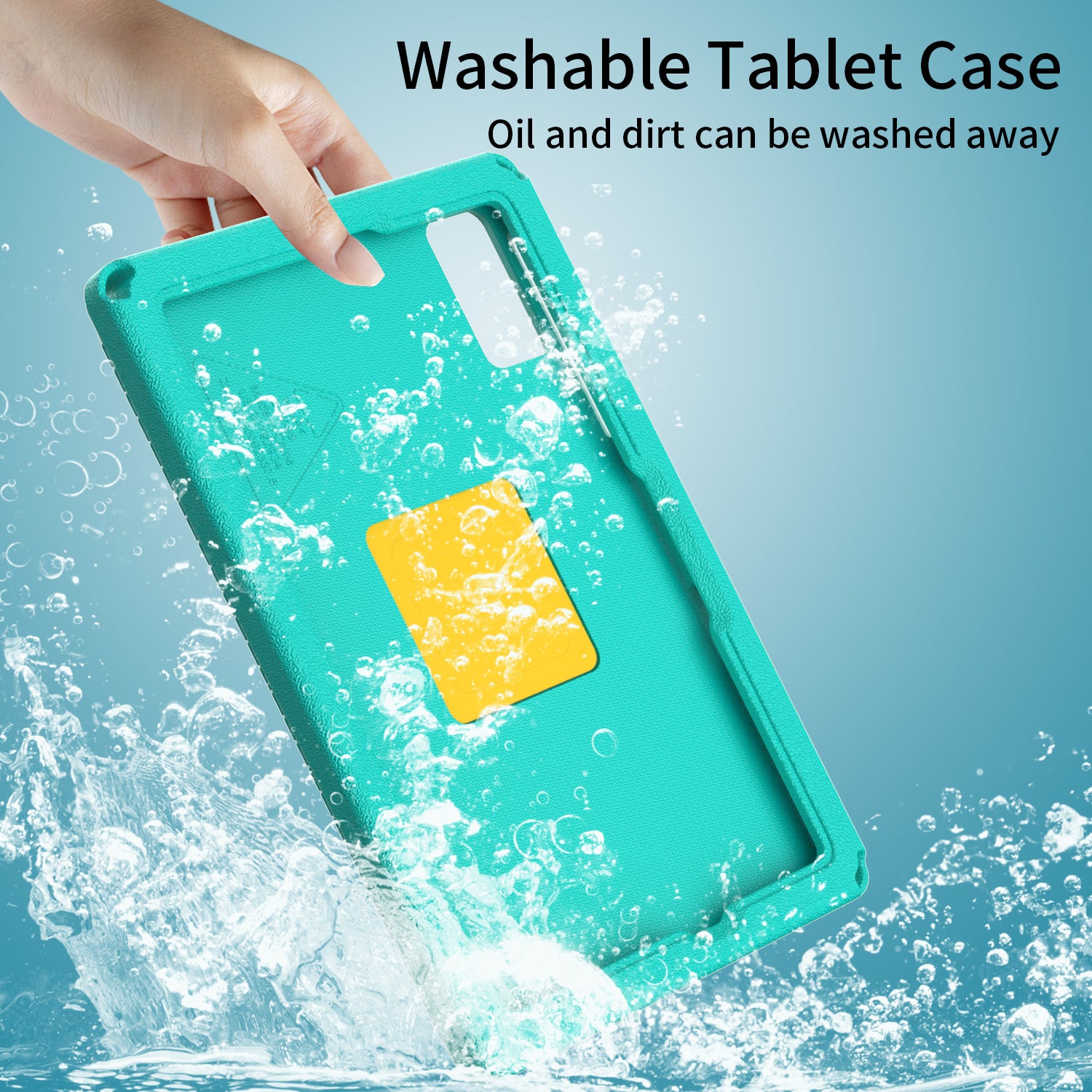 For Samsung Galaxy Tab A9+ Eagle Pattern Case Rotating Grip Handle Kickstand Cover with Shoulder Strap