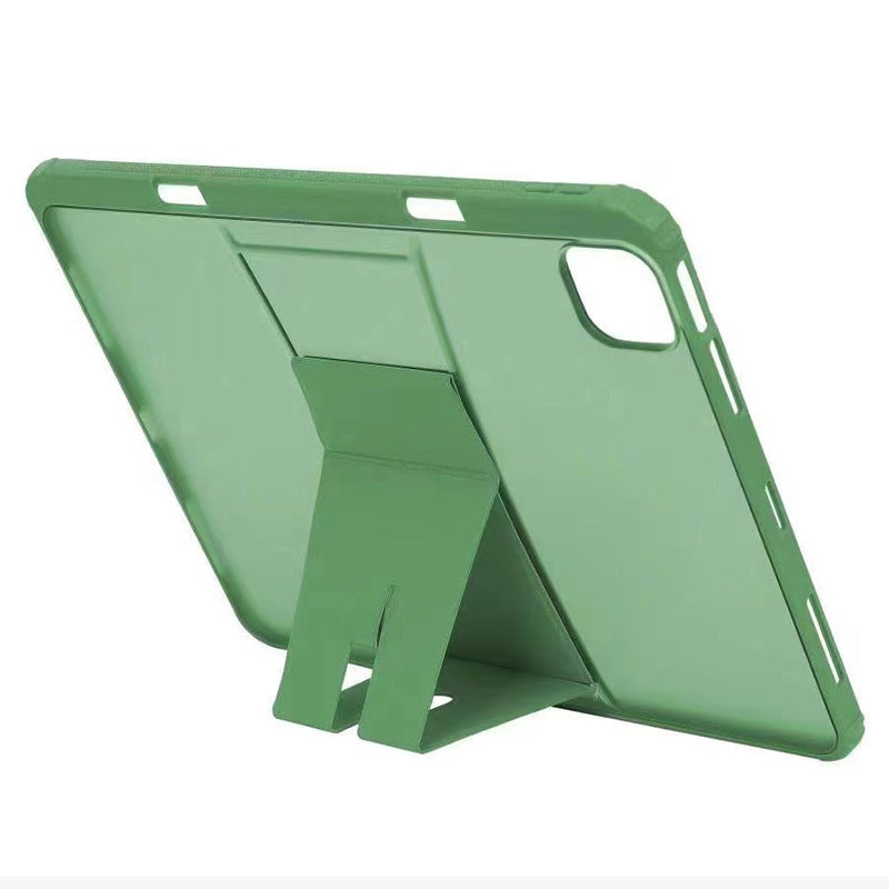 For iPad Pro 12.9 (2018) / (2020) / (2021) / (2022) Case PC+TPU+PU Leather Tablet Kickstand Cover