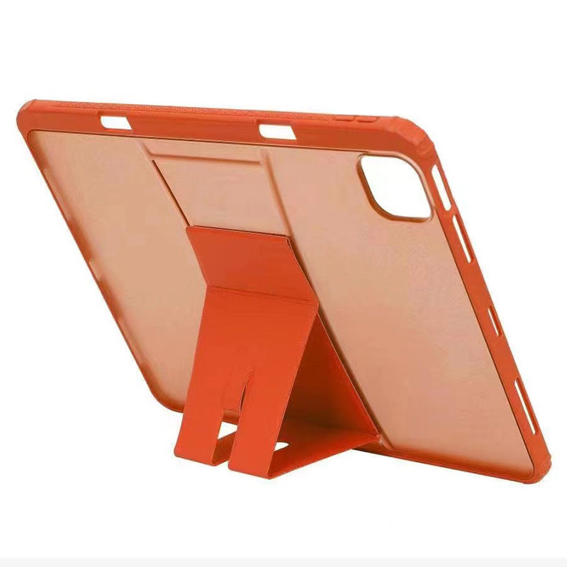 For iPad Pro 12.9 (2018) / (2020) / (2021) / (2022) Case PC+TPU+PU Leather Tablet Kickstand Cover