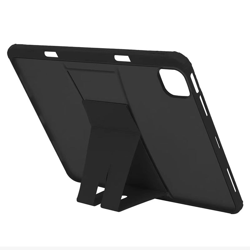 For iPad Pro 12.9 (2018) / (2020) / (2021) / (2022) Case PC+TPU+PU Leather Tablet Kickstand Cover