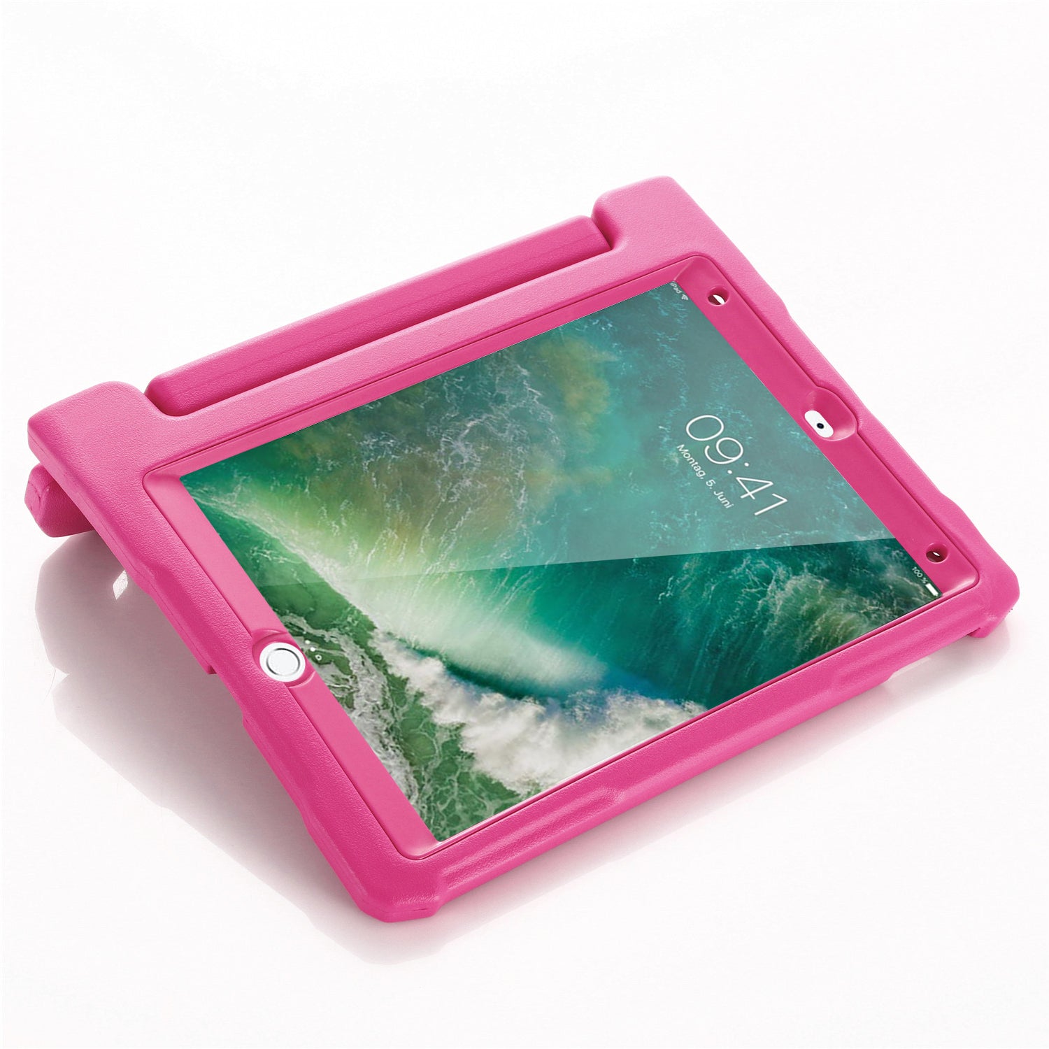 For iPad Air (2013) / Air 2 / iPad 9.7-inch (2017) / (2018) Case EVA Kickstand Tablet Cover with PET Screen Film