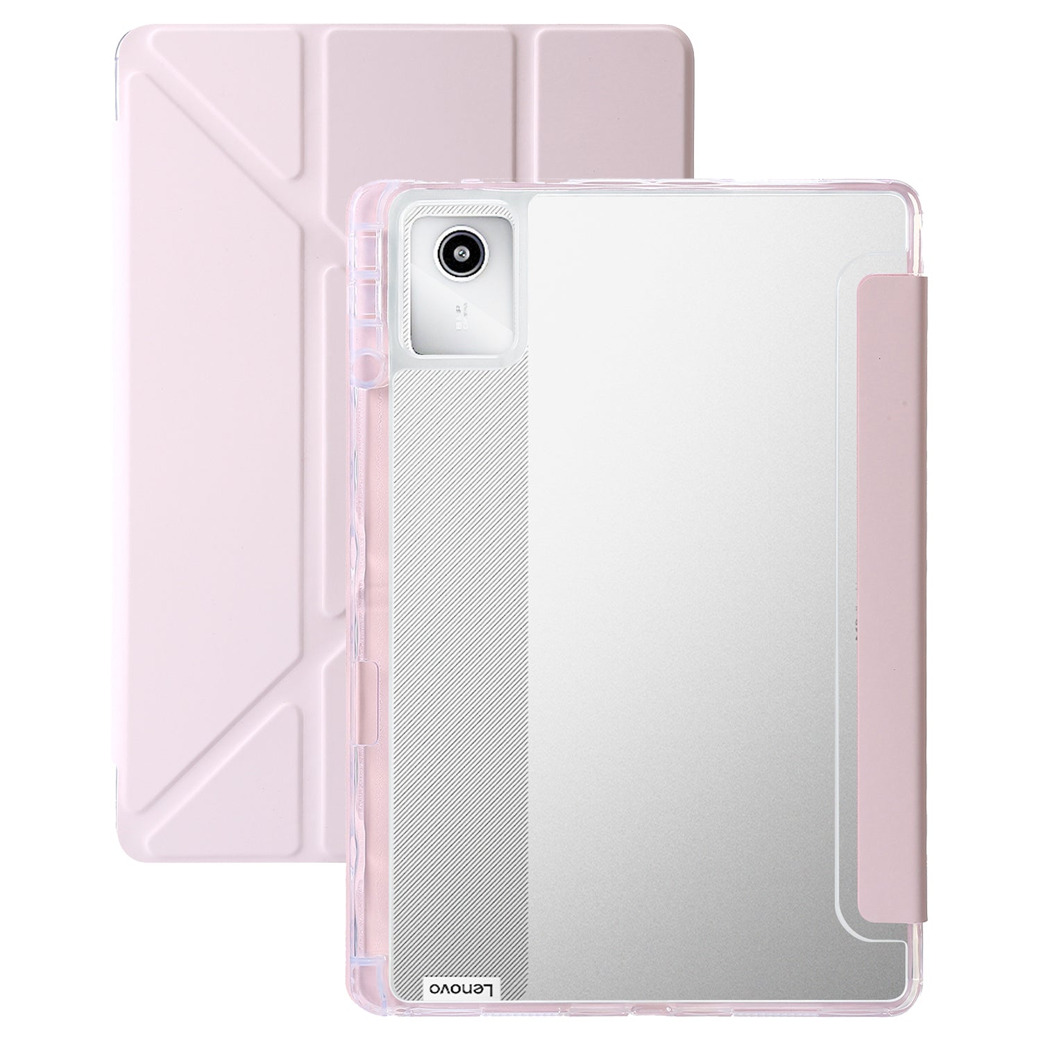 For Lenovo Tab M11 / Xiaoxin Pad 11 2024 Tablet Case Origami Stand TPU+Acrylic+PU Flip Cover
