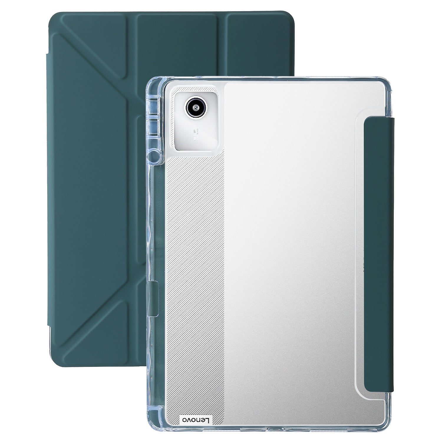 For Lenovo Tab M11 / Xiaoxin Pad 11 2024 Tablet Case Origami Stand TPU+Acrylic+PU Flip Cover