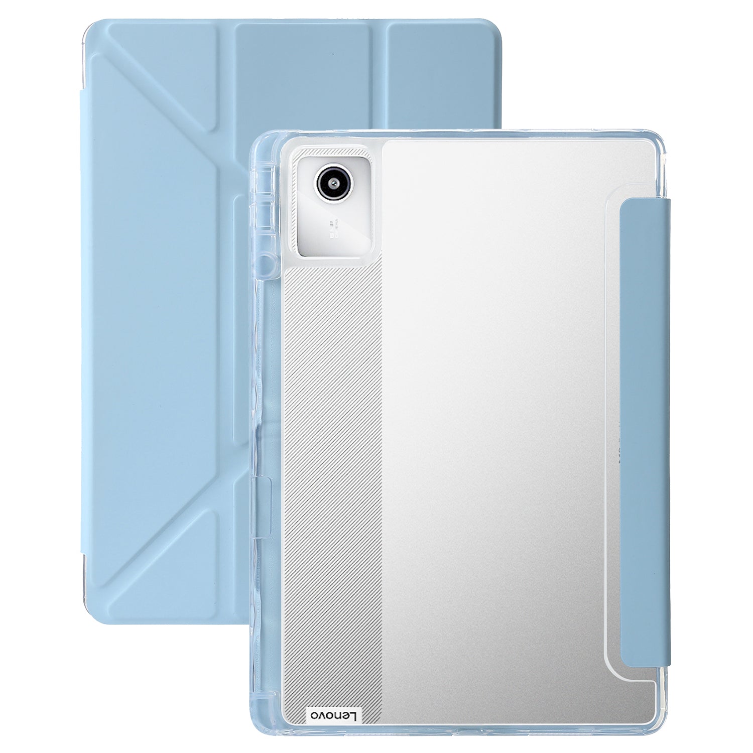 For Lenovo Tab M11 / Xiaoxin Pad 11 2024 Tablet Case Origami Stand TPU+Acrylic+PU Flip Cover