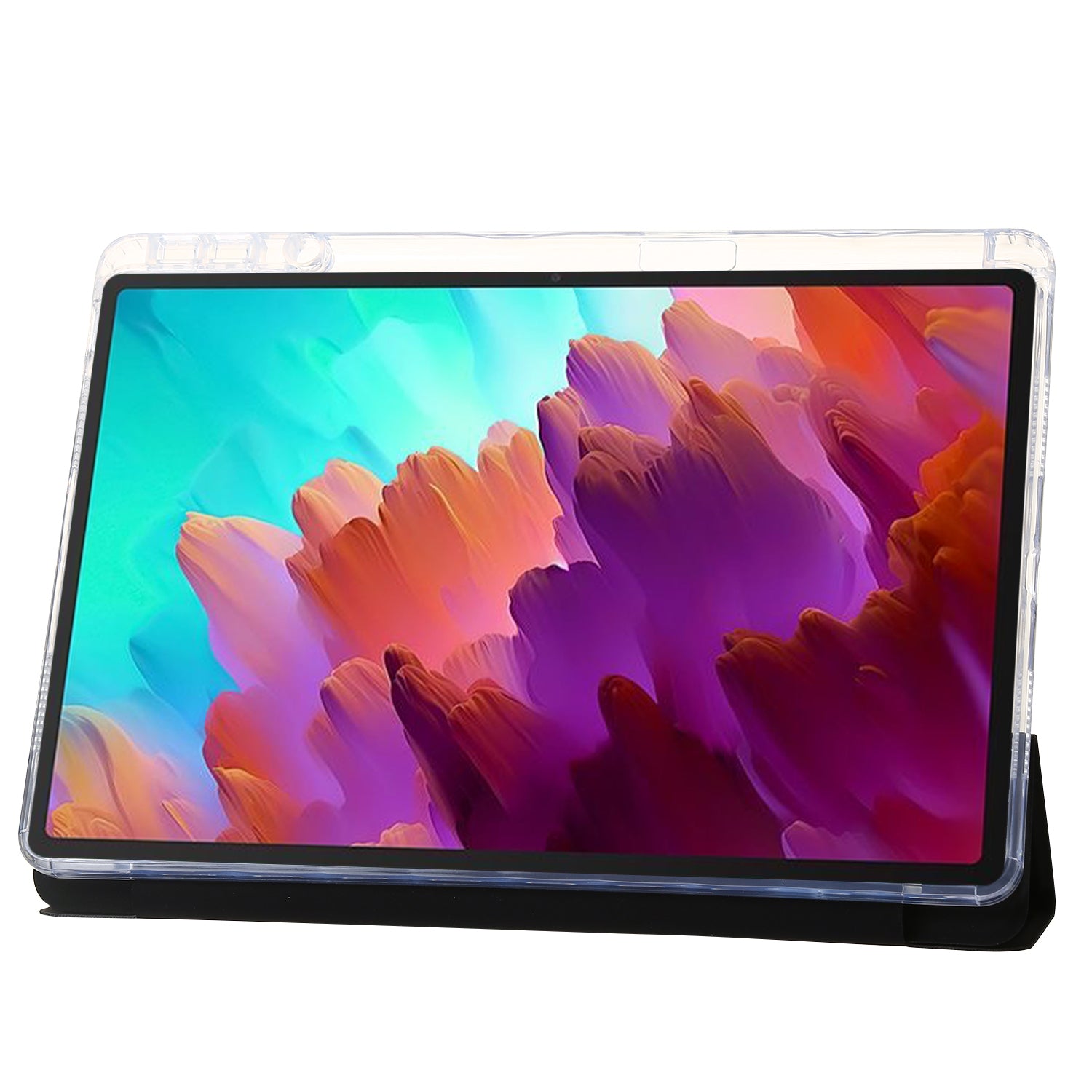 For Lenovo Tab M11 / Xiaoxin Pad 11 2024 Case TPU+Acrylic+PU Tablet Cover with Tri-fold Stand
