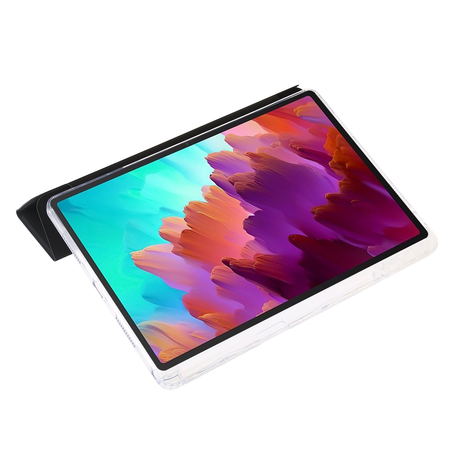 For Lenovo Tab M11 / Xiaoxin Pad 11 2024 Case TPU+Acrylic+PU Tablet Cover with Tri-fold Stand