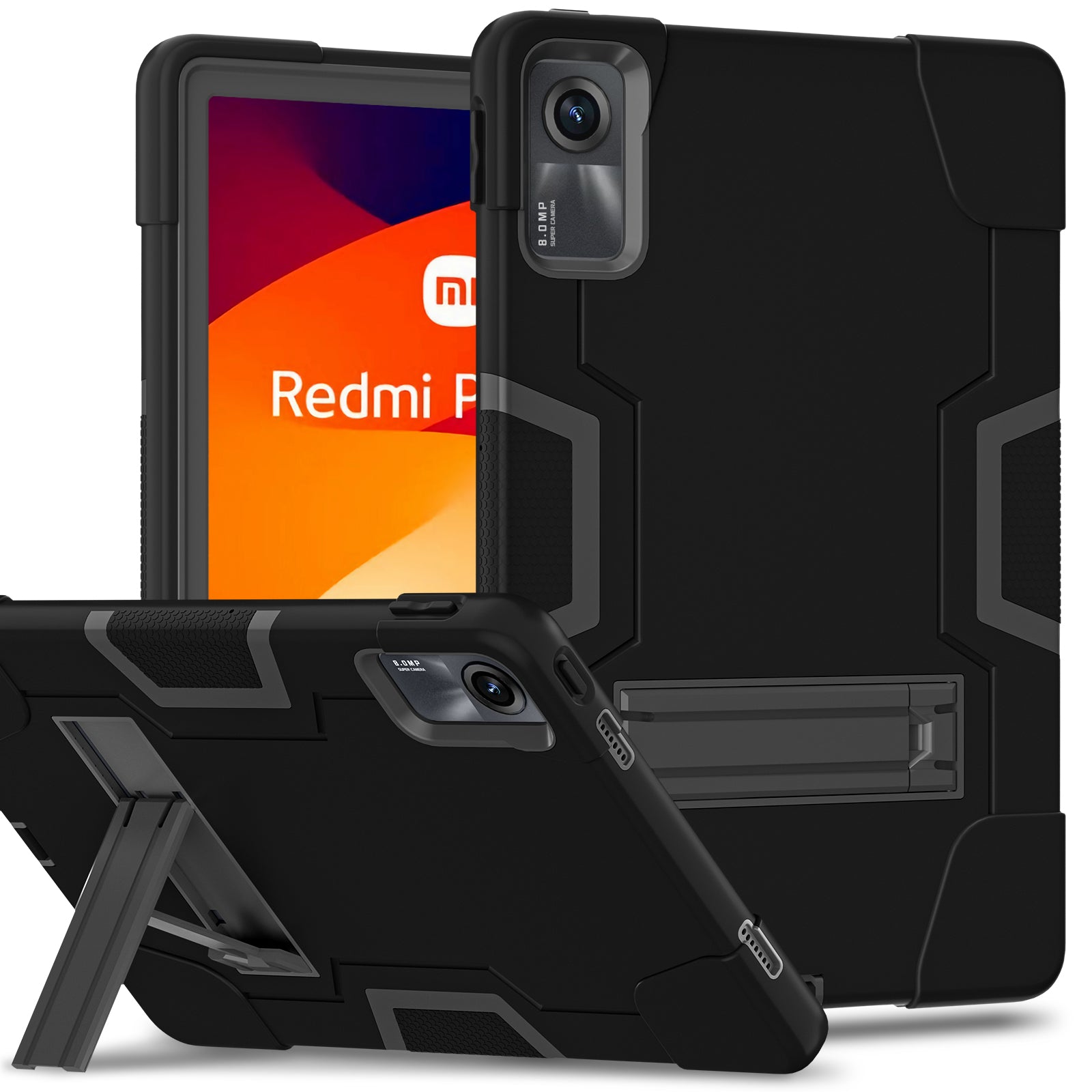For Xiaomi Redmi Pad SE Case PC+Silicone Tablet Protective Cover