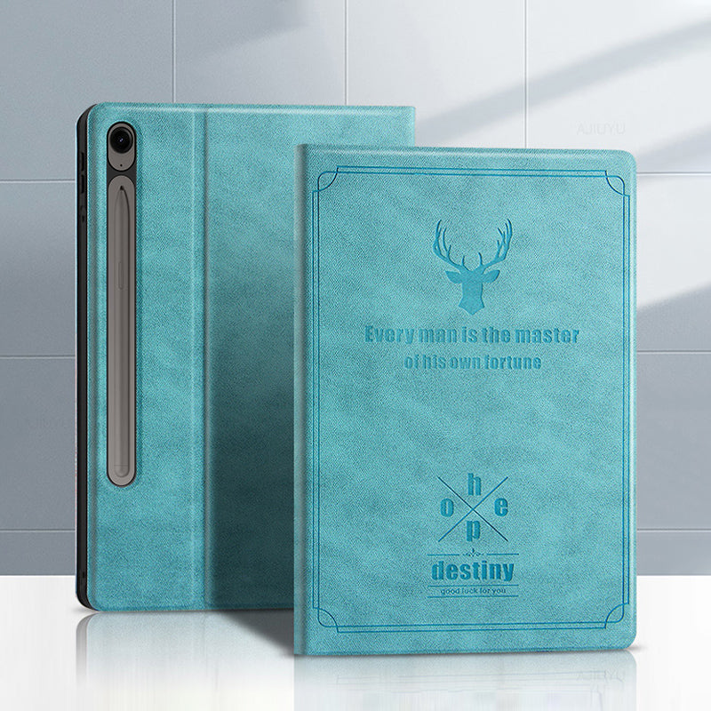 Stand Case for Samsung Galaxy Tab S9 FE Smart Cover PU Leather Tablet Case