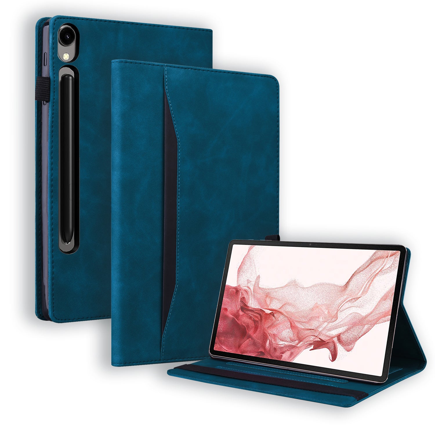For Samsung Galaxy Tab S9 FE+ Tablet Case Wallet Stand Business Leather Cover