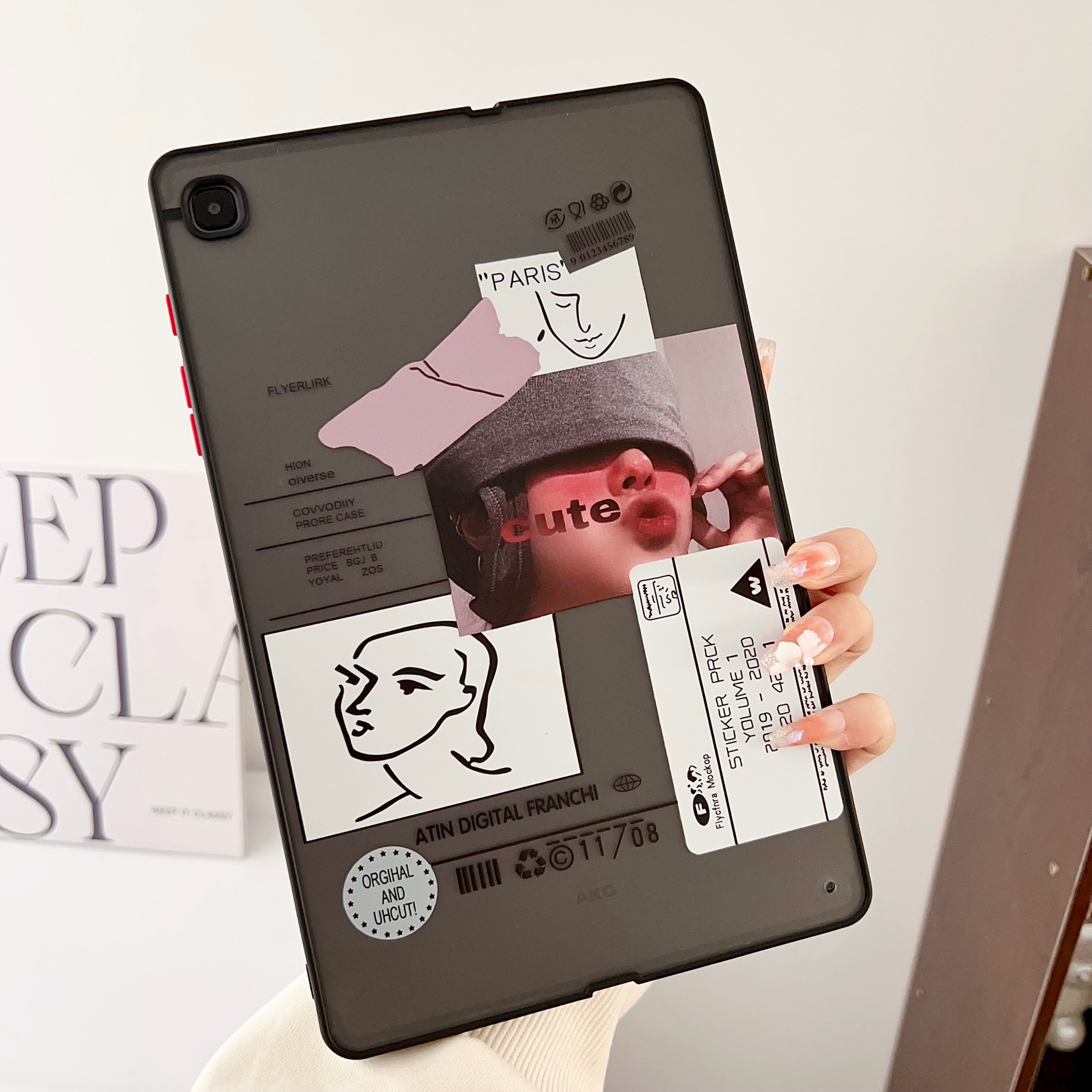 For Samsung Galaxy Tab S6 Lite (2024) / S6 Lite (2022) / S6 Lite (2020) P610 P615 Case Pattern Printing Tablet Anti-drop Cover