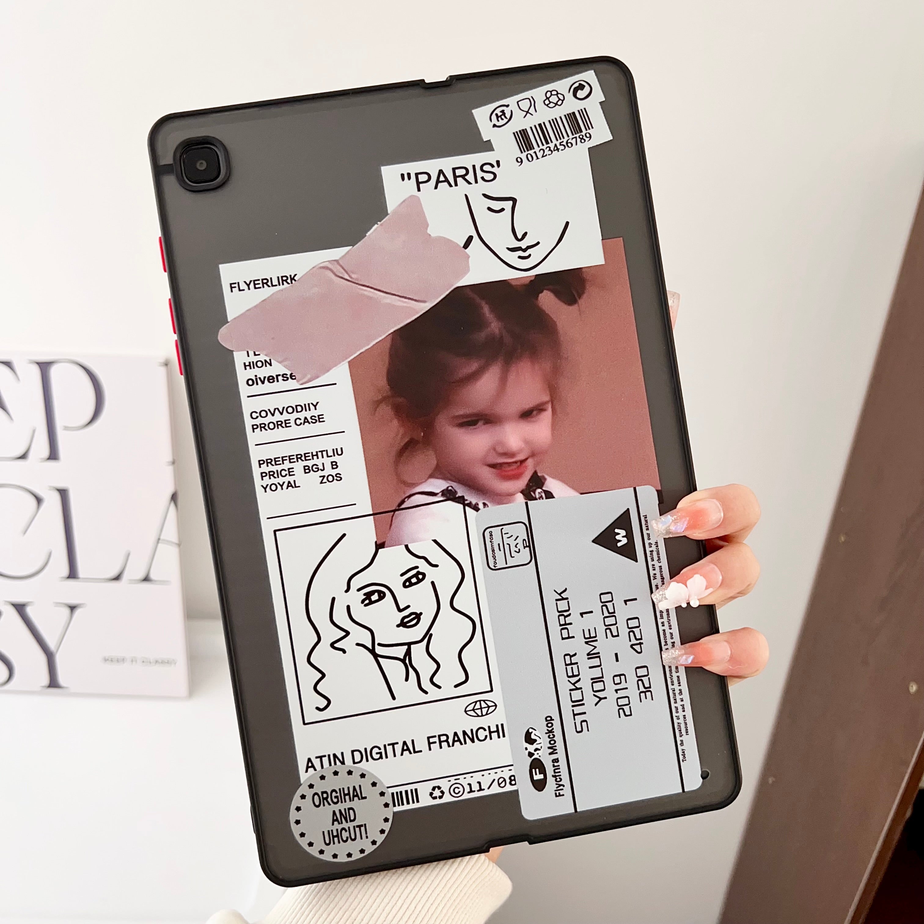 For Samsung Galaxy Tab S6 Lite (2024) / S6 Lite (2022) / S6 Lite (2020) P610 P615 Case Pattern Printing Tablet Anti-drop Cover