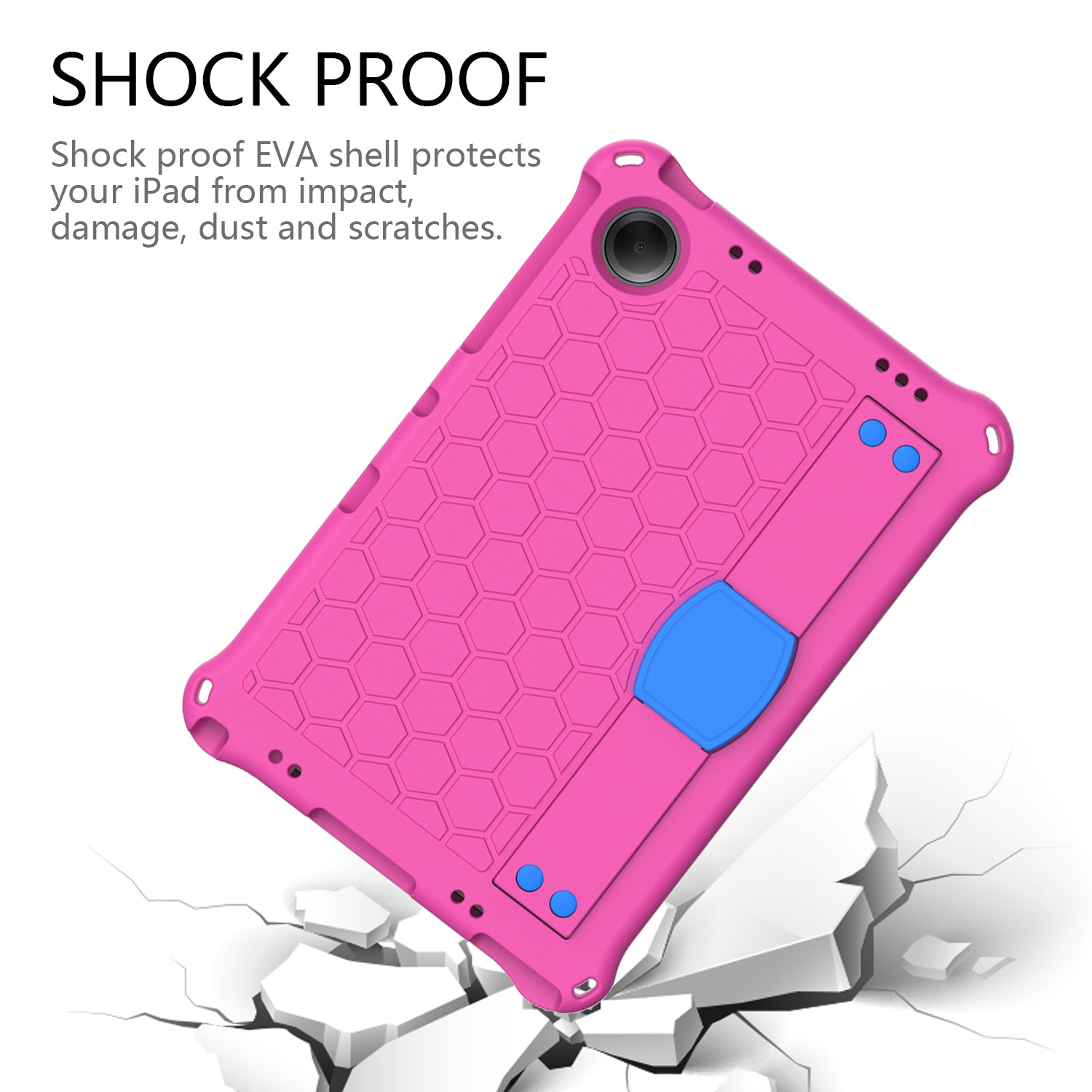 For Xiaomi Redmi Pad SE Case Honeycomb Texture Kickstand EVA Protective Cover
