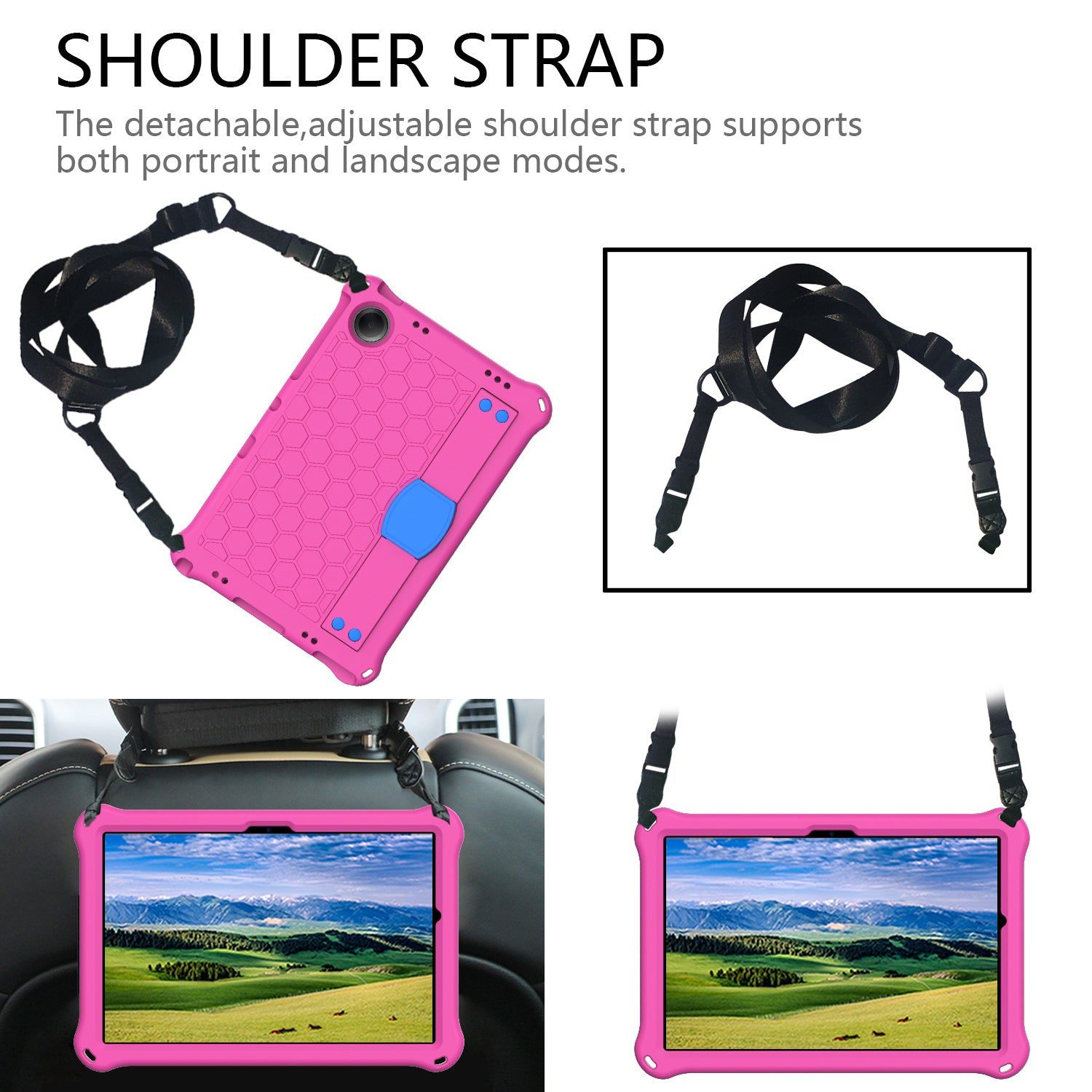 For Xiaomi Redmi Pad SE Case Honeycomb Texture Kickstand EVA Protective Cover