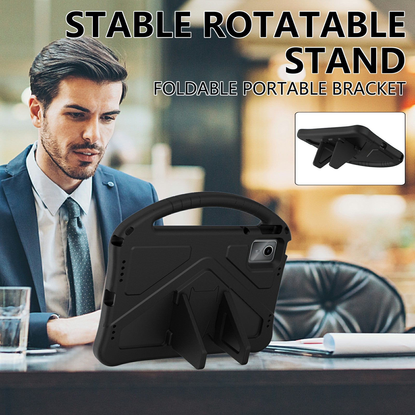 For Lenovo Tab M11 / Xiaoxin Pad 11 2024 Tablet Case with Handle Drop Proof EVA Cover