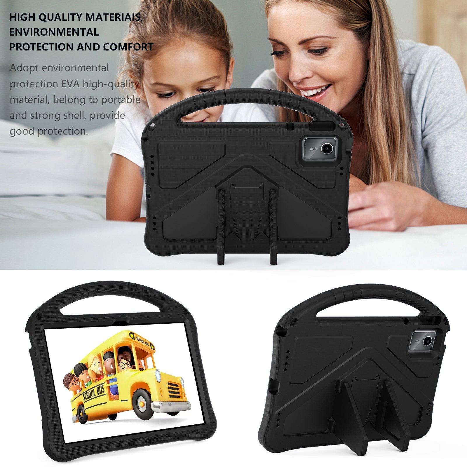 For Lenovo Tab M11 / Xiaoxin Pad 11 2024 Tablet Case with Handle Drop Proof EVA Cover