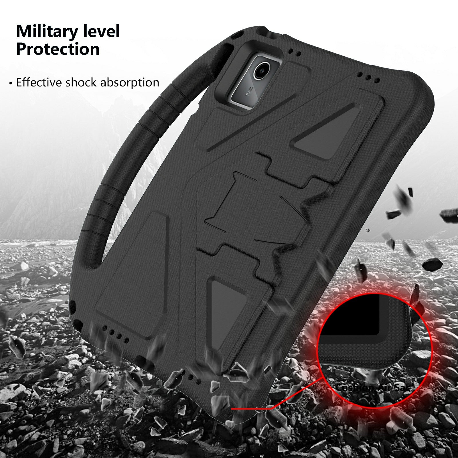 For Lenovo Tab M11 / Xiaoxin Pad 11 2024 Tablet Case with Handle Drop Proof EVA Cover