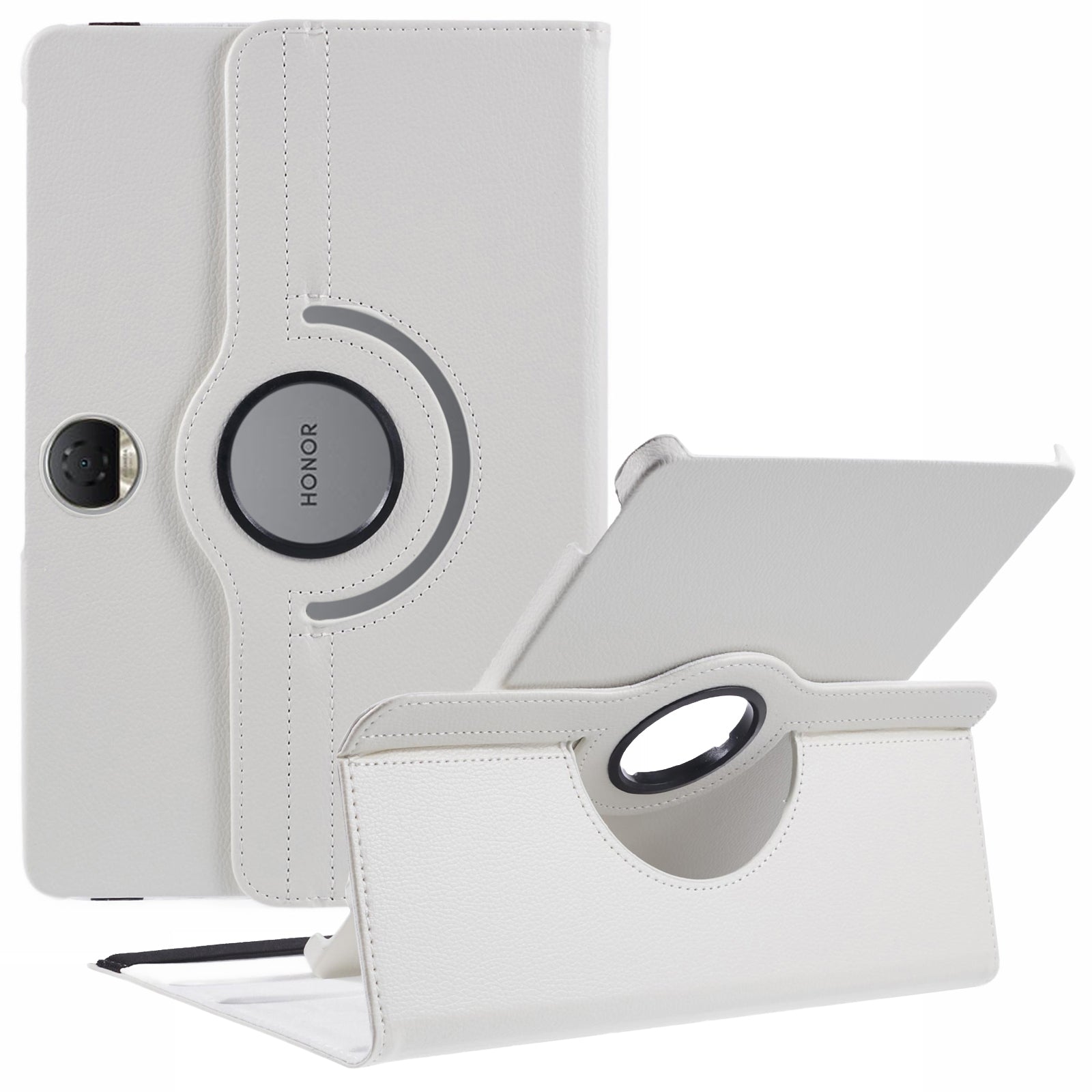 For Honor Pad 9 Case Scratch-resistant PU Leather Tablet Cover with Rotating Stand