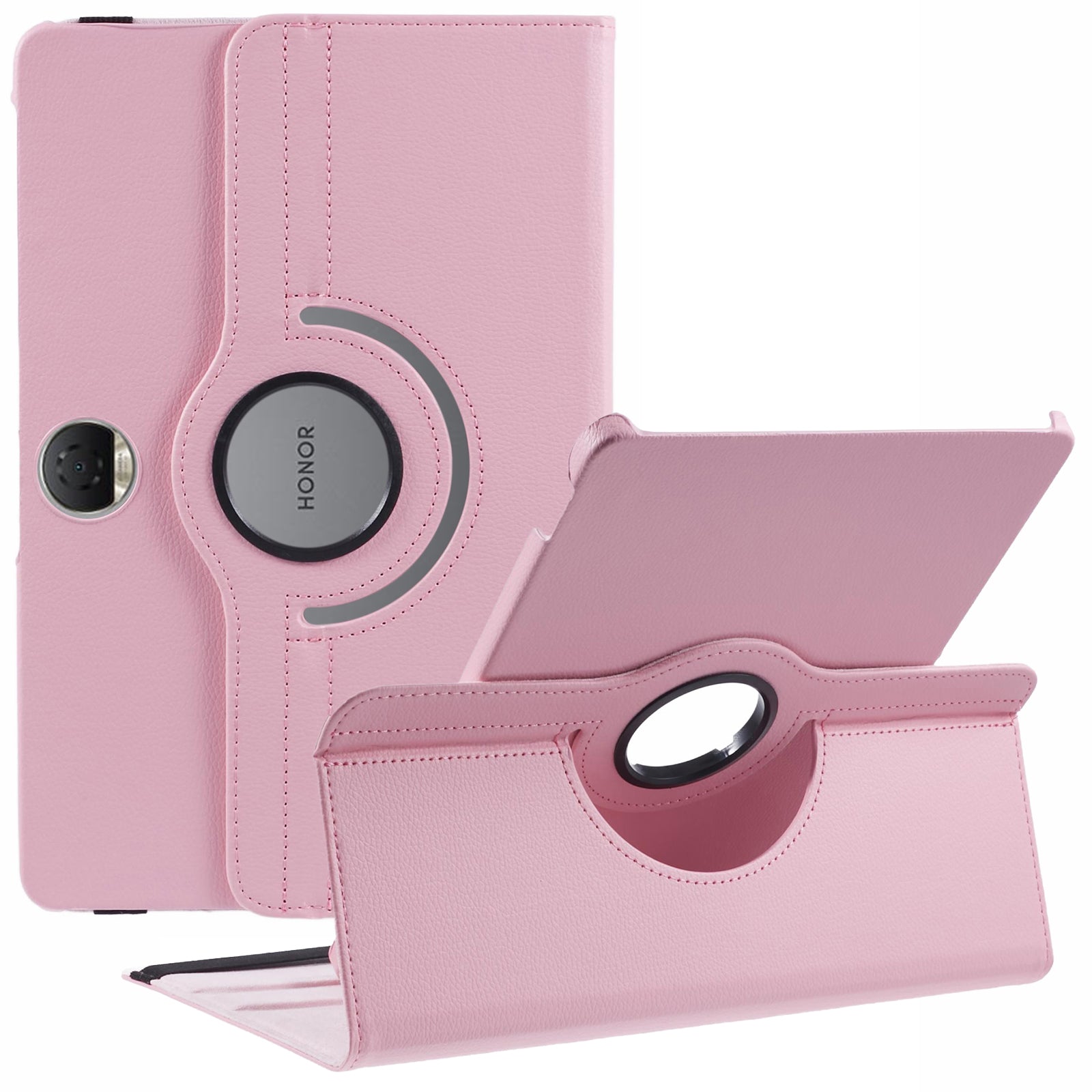 For Honor Pad 9 Case Scratch-resistant PU Leather Tablet Cover with Rotating Stand