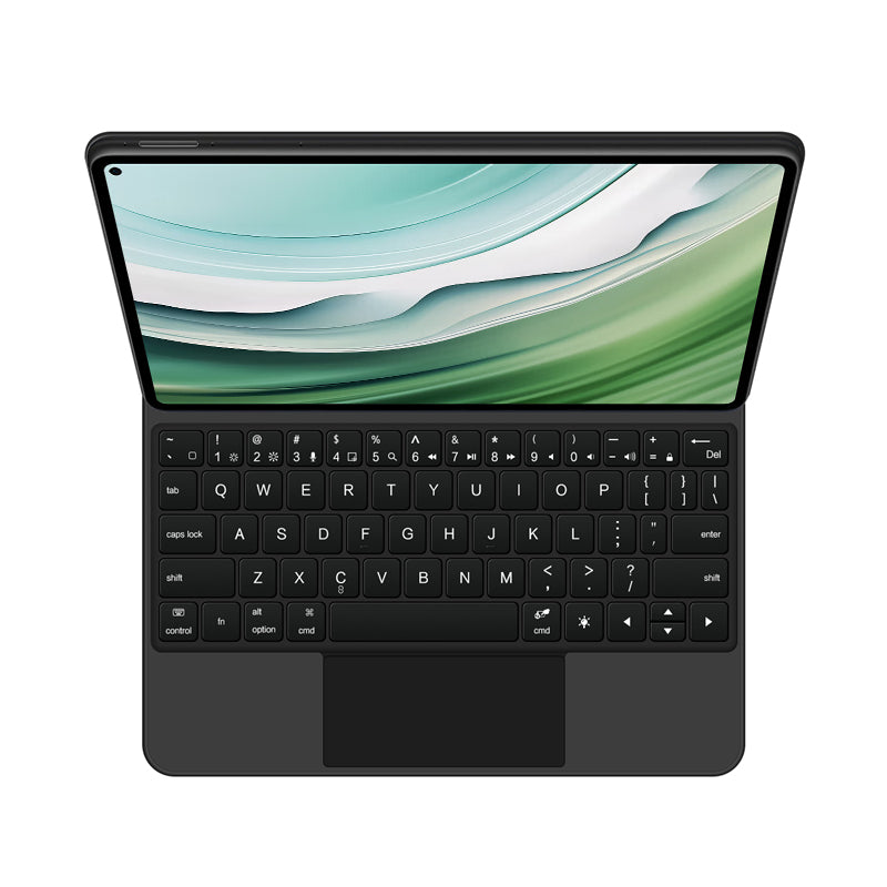 For Huawei MatePad Pro 11 (2024) Leather Tablet Case with Detachable Backlit Bluetooth Keyboard