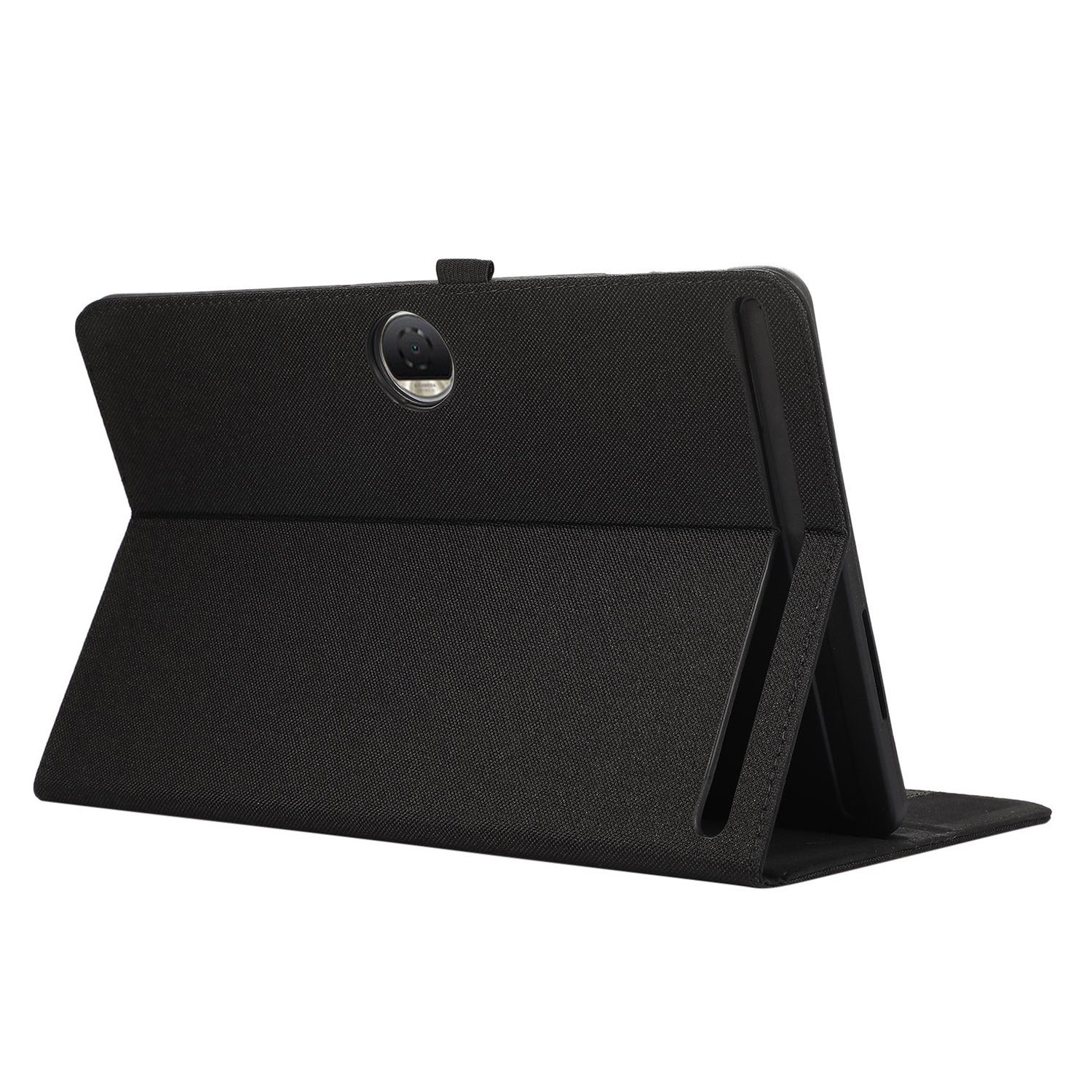 For Honor Pad 9 Leather Case Cloth Texture Tablet Cover Stand with Card Holder